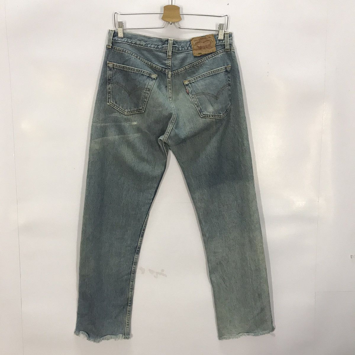 Levi's × Levi's Vintage Clothing × Vintage Vintage 1990 Levi’s 501 denim rare design pant Size US 30 / EU 46 - 9 Thumbnail