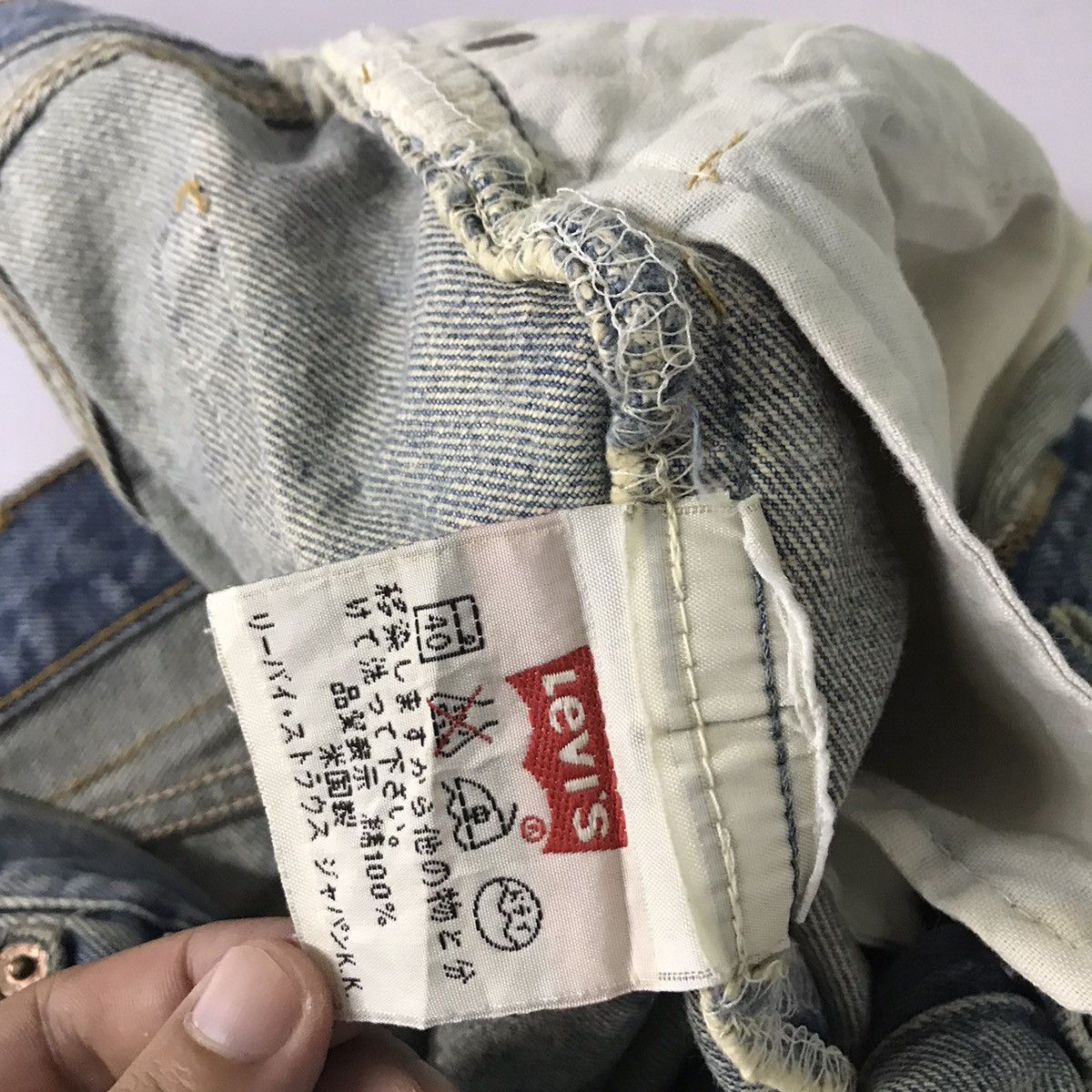 Levi's × Levi's Vintage Clothing × Vintage Vintage 1990 Levi’s 501 denim rare design pant Size US 30 / EU 46 - 15 Thumbnail