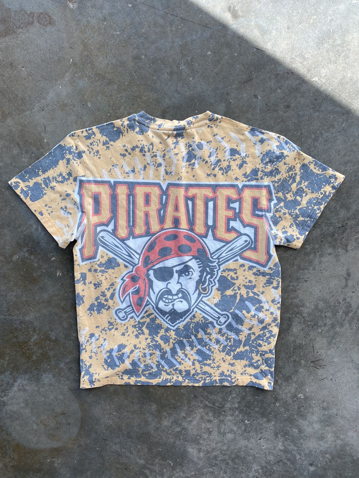 Mitchell & Ness Mitchell and Ness Pittsburgh Pirates All Over Tie Dye Tee ❄️ Size US L / EU 52-54 / 3 - 4 Thumbnail
