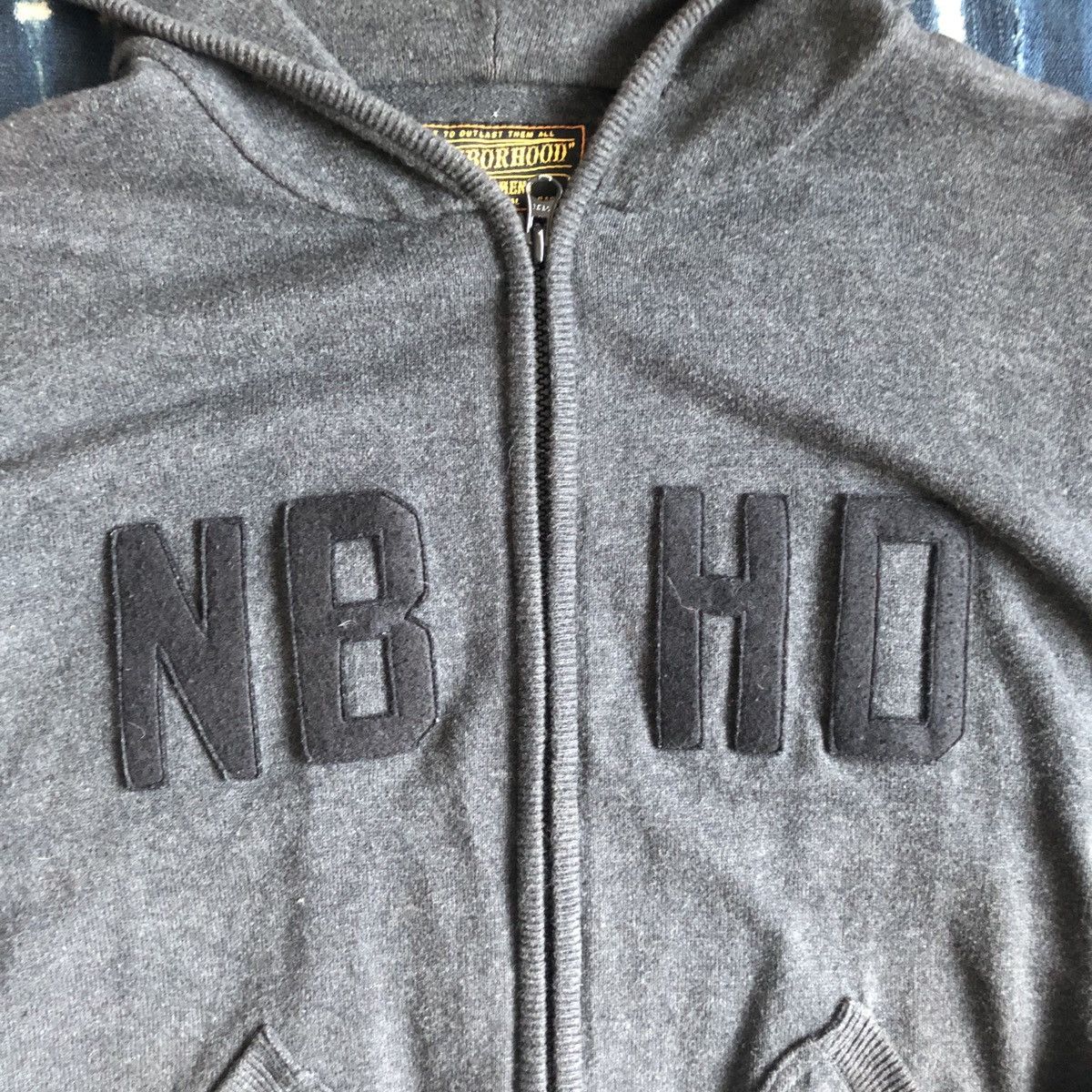 Neighborhood Neighborhood Swell Applique Zip Up Hoodie Size US M / EU 48-50 / 2 - 3 Thumbnail