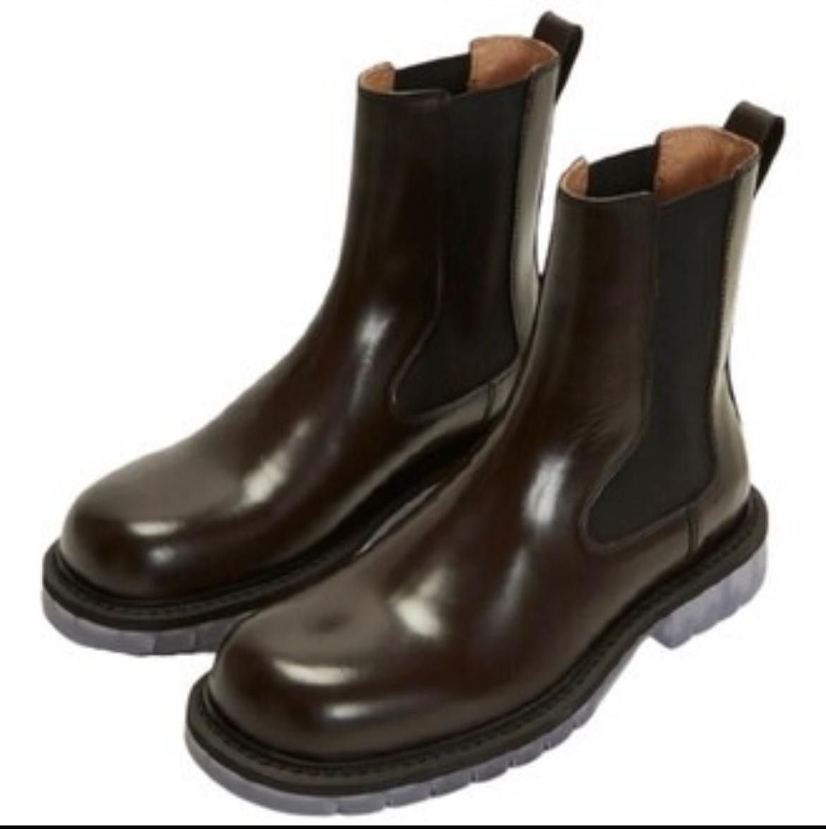 Bottega Veneta Mid Top Leather Boots in Espresso Color Size US 11 / EU 44 - 12 Thumbnail