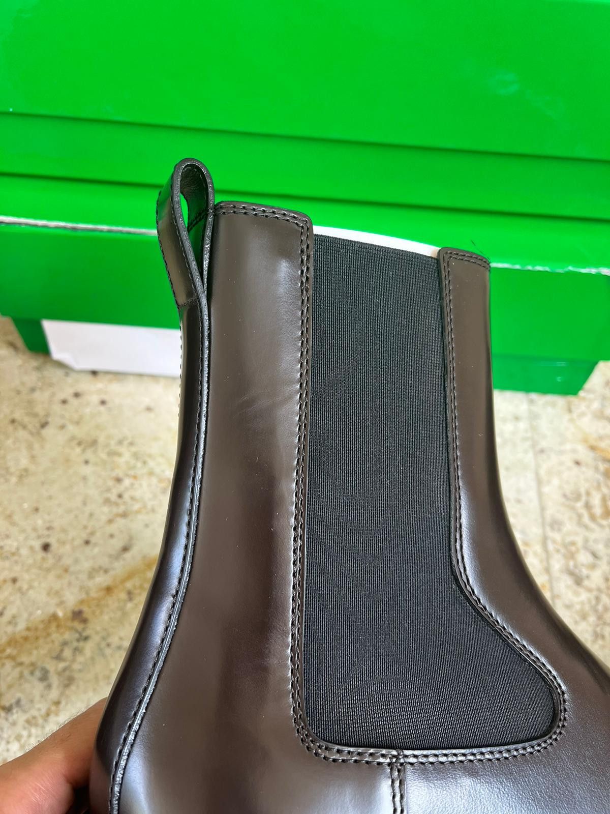 Bottega Veneta Mid Top Leather Boots in Espresso Color Size US 11 / EU 44 - 7 Thumbnail