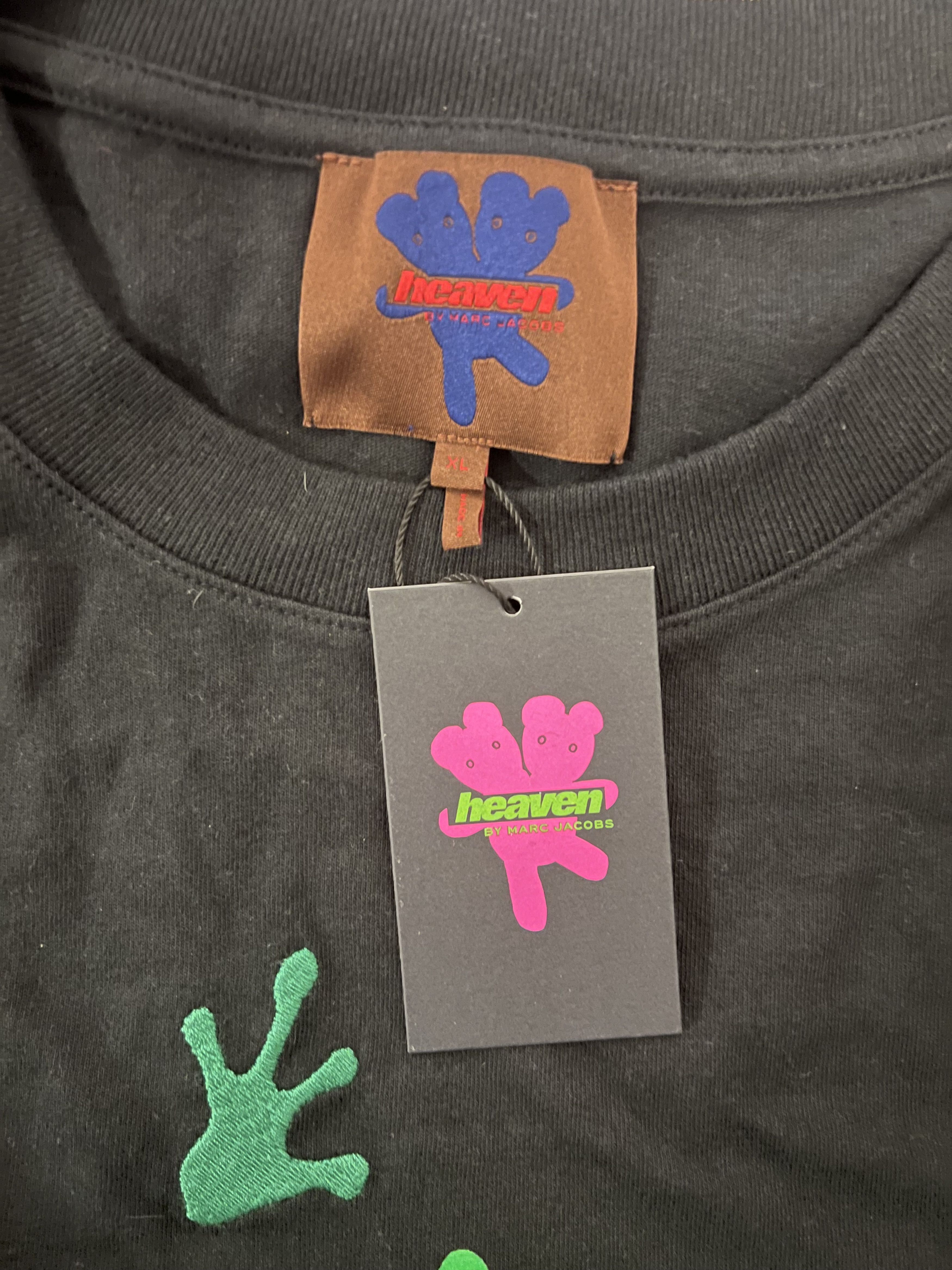 Heaven by Marc Jacobs 💚 Heaven By Marc Jacobs Frog Footsteps Black Longsleeve NEW Size US XL / EU 56 / 4 - 3 Thumbnail