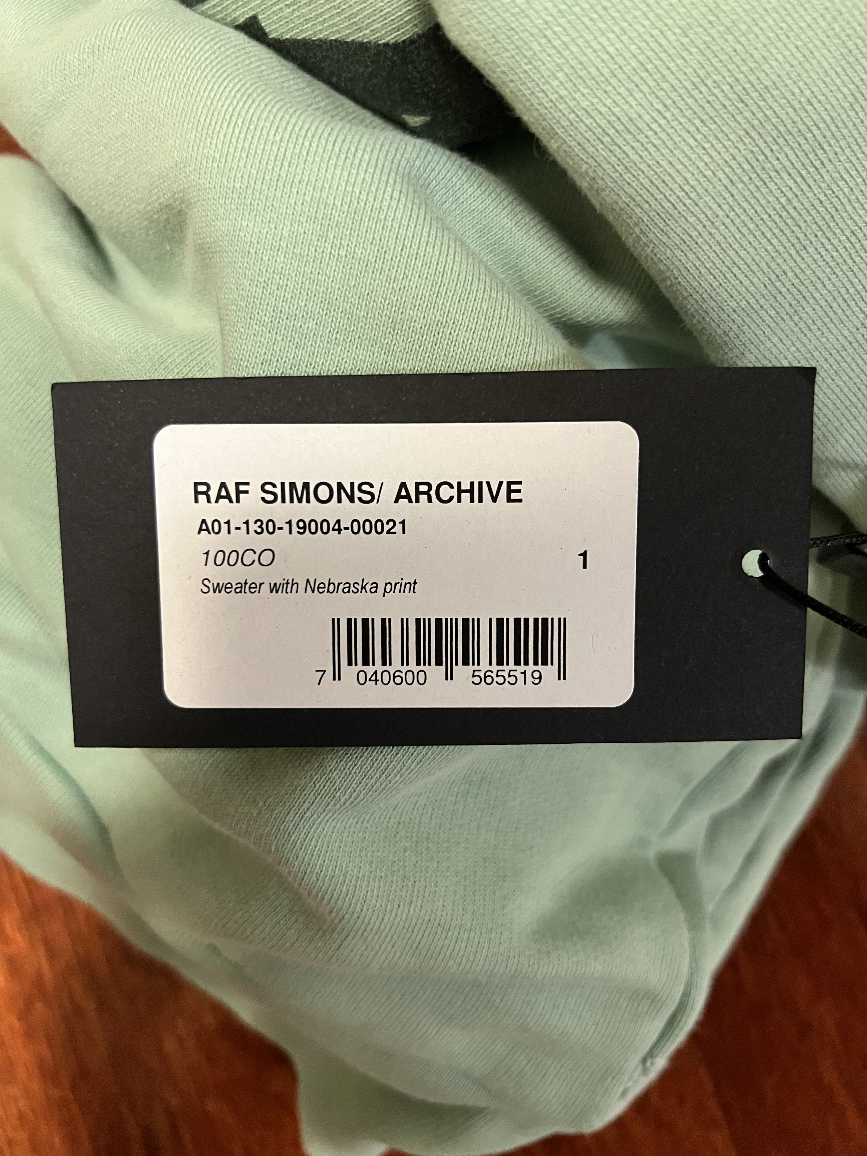 Raf Simons 💚 Raf Simons Redux AW02 Virginia Creeper Nebraska Crewneck Size US S / EU 44-46 / 1 - 8 Thumbnail