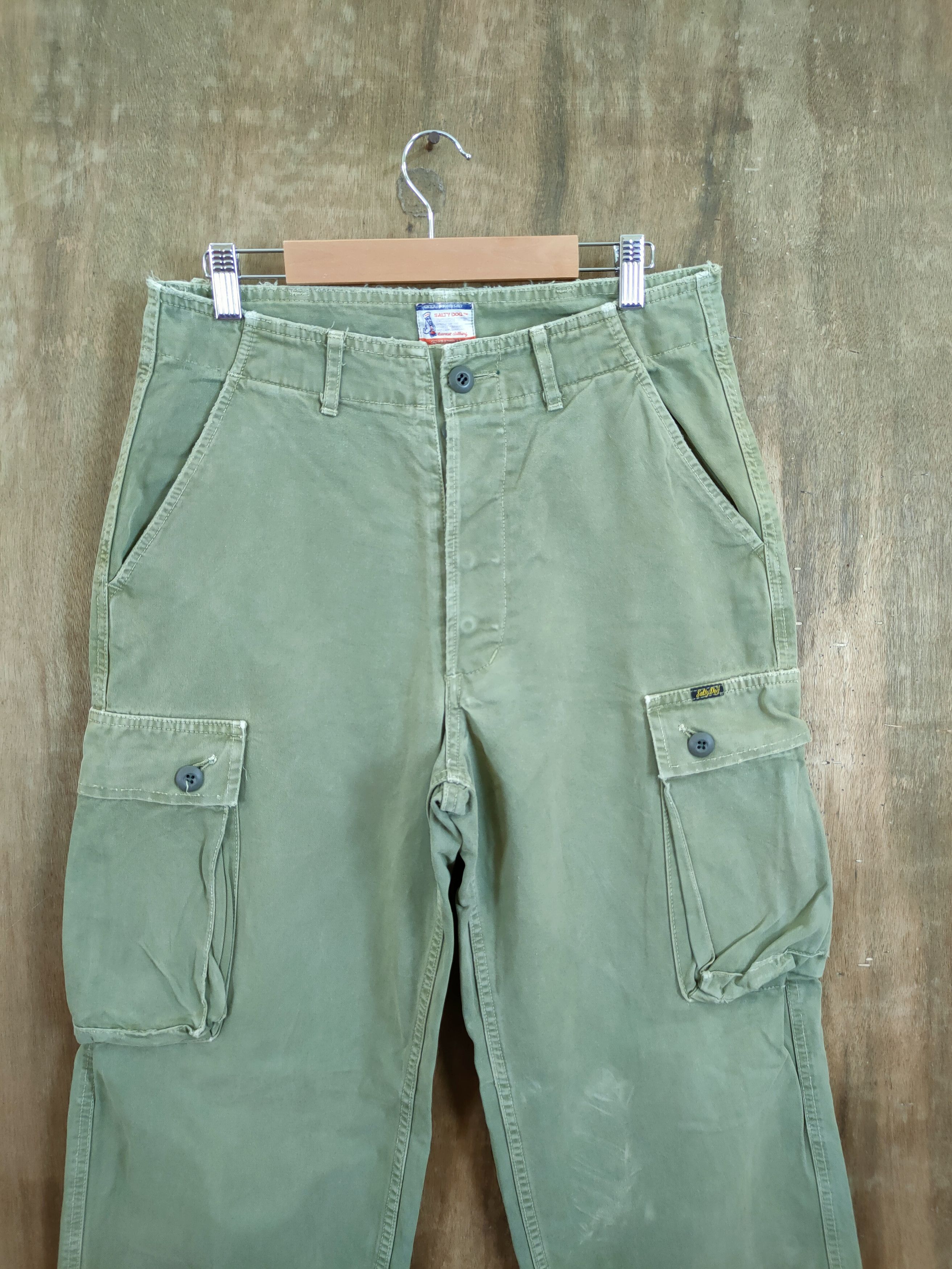 Japanese Brand Salty Dog vintage utility utility cargo pants #46-794 Size US 31 - 3 Thumbnail