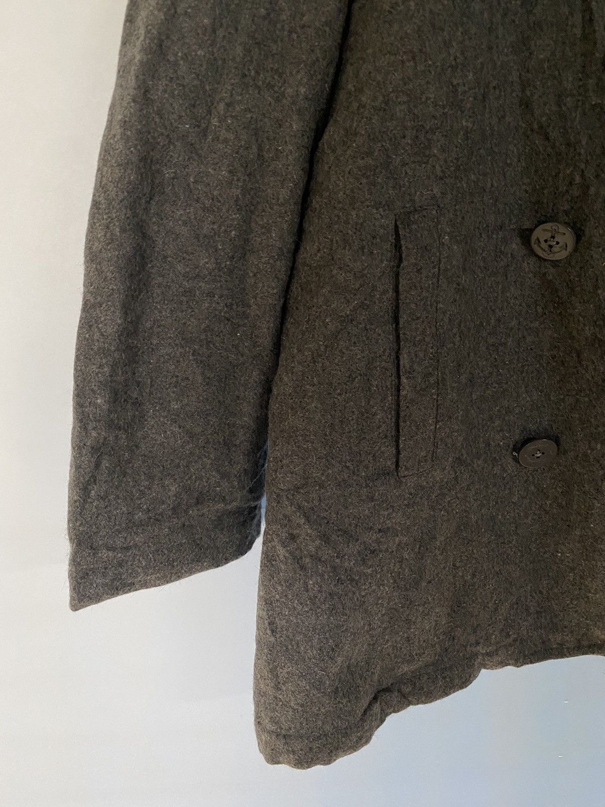 Japanese Brand Every Bit Wool Long Jacket Overcoat usn schott style Size US M / EU 48-50 / 2 - 3 Thumbnail