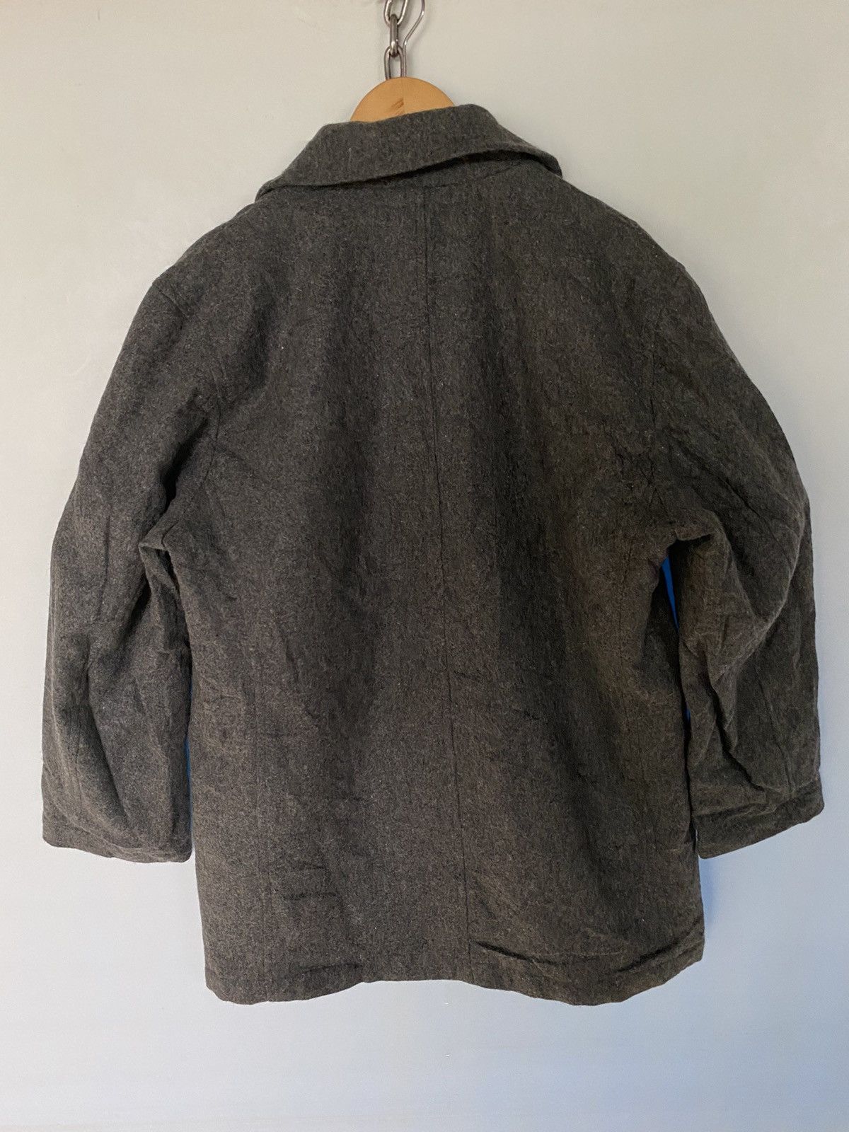 Japanese Brand Every Bit Wool Long Jacket Overcoat usn schott style Size US M / EU 48-50 / 2 - 5 Thumbnail