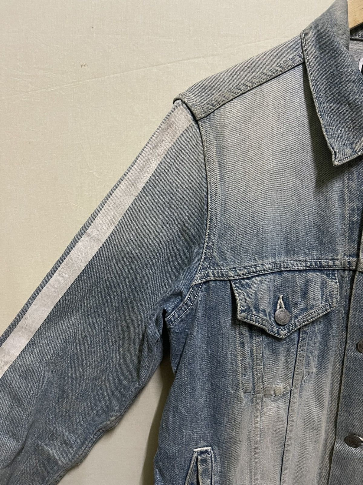 Japanese Brand × Swagger Swagger Denim Jacket Faded Vintage Design Size US L / EU 52-54 / 3 - 2 Thumbnail