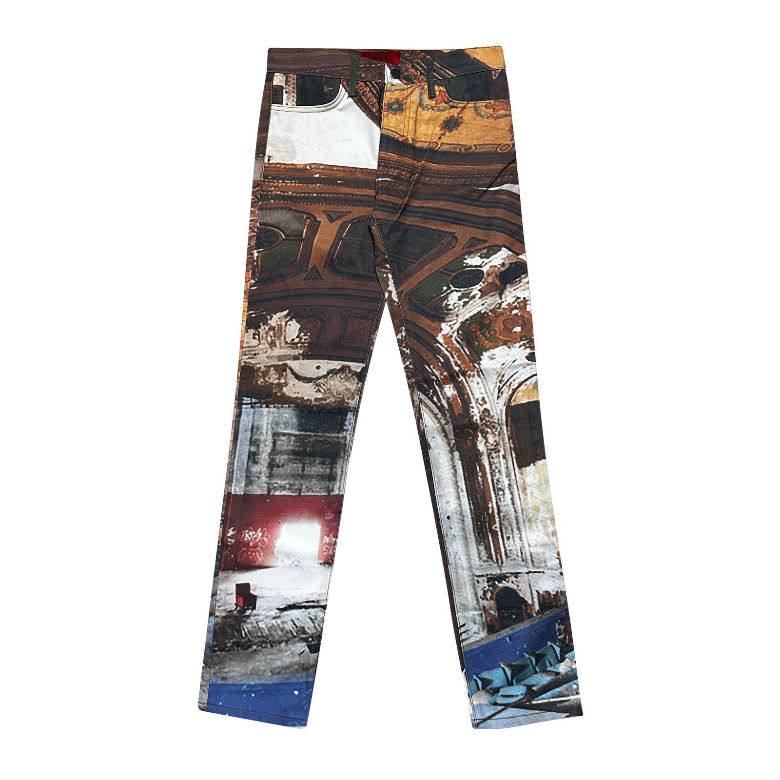 424 Chair Print Denim Size US 28 / EU 44 - 1 Thumbnail