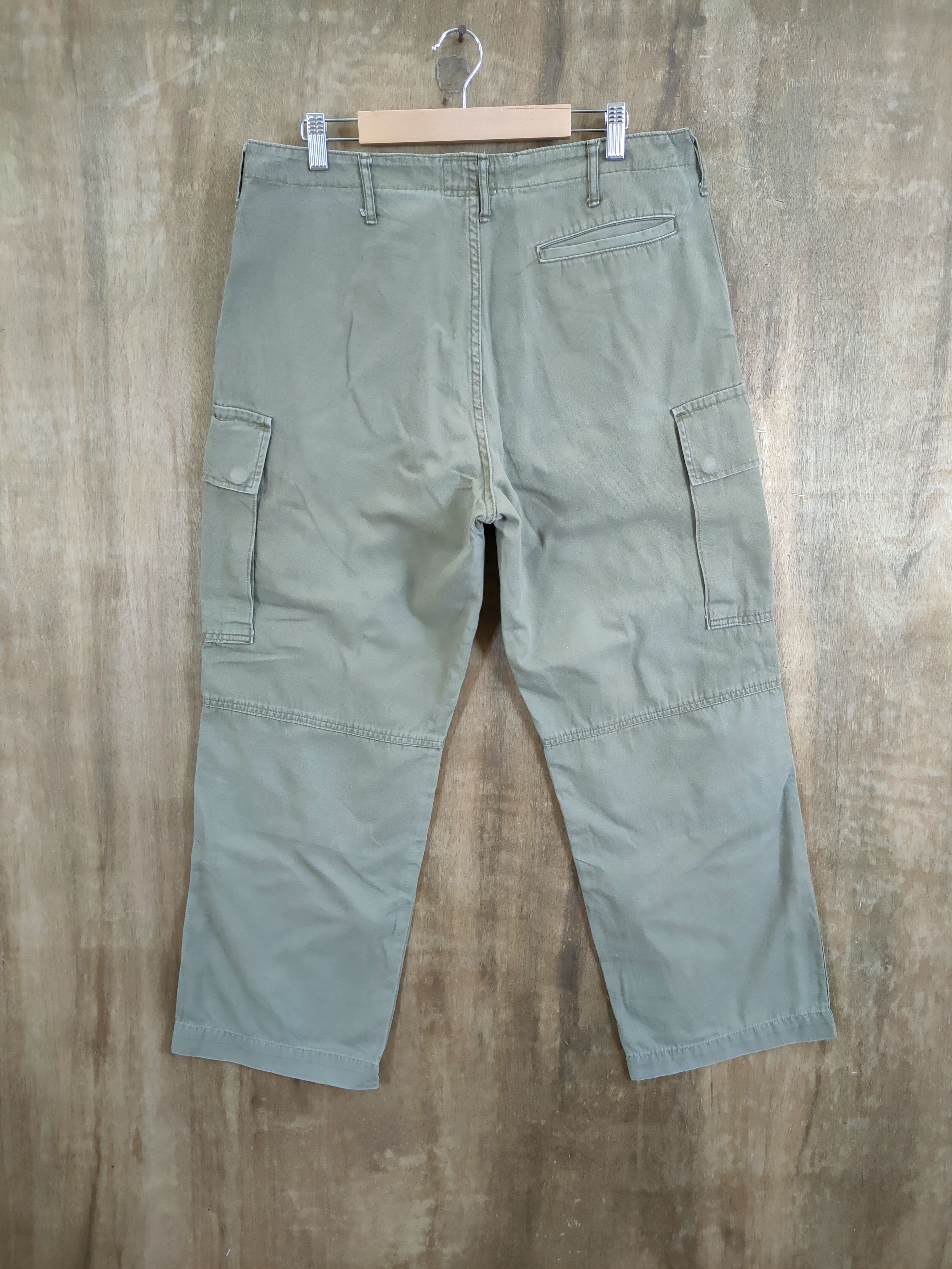 Japanese Brand DLL Blue Way multipocket tactical army cargo pants #1334 Size US 33 - 6 Thumbnail