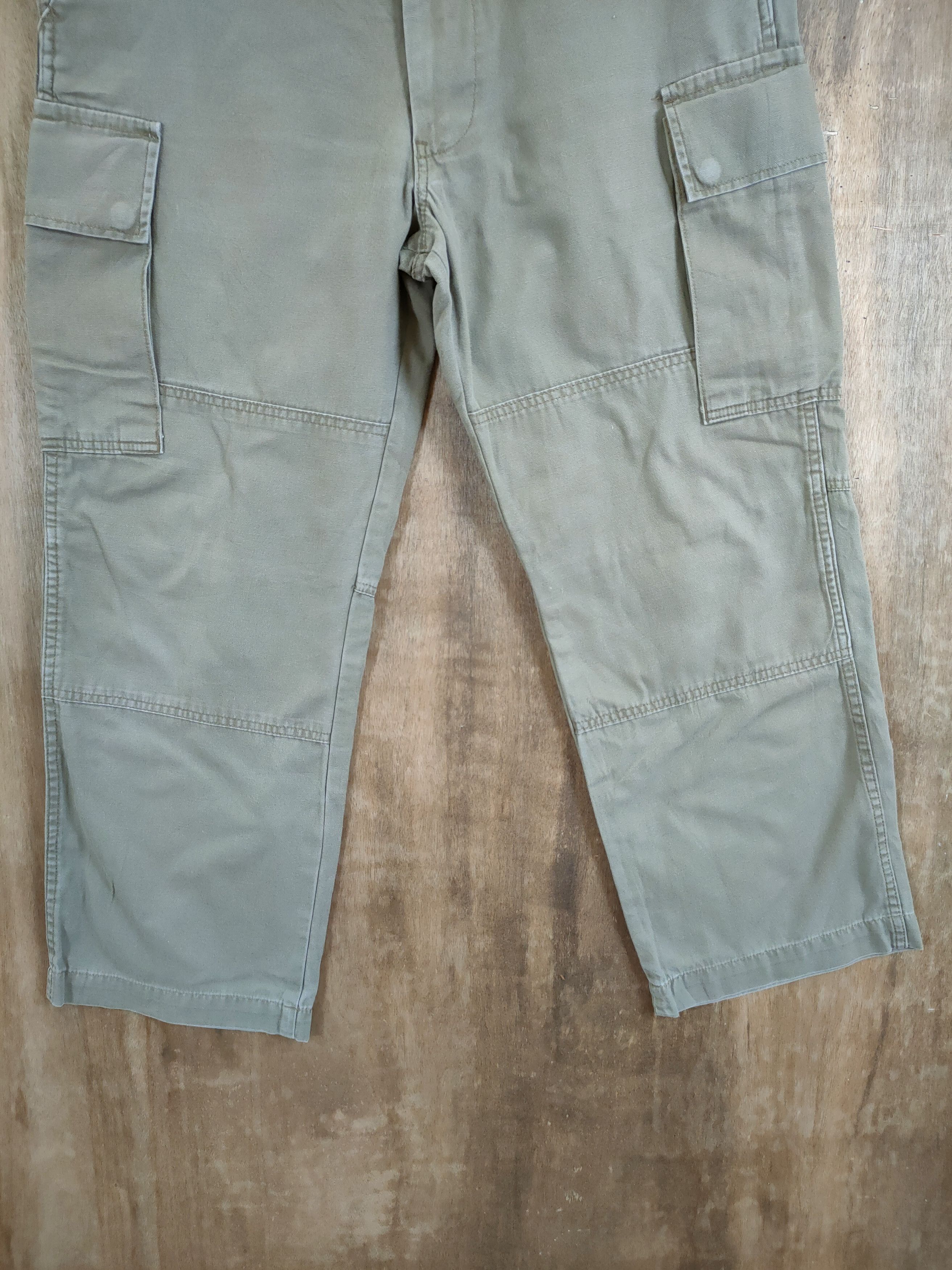 Japanese Brand DLL Blue Way multipocket tactical army cargo pants #1334 Size US 33 - 2 Thumbnail