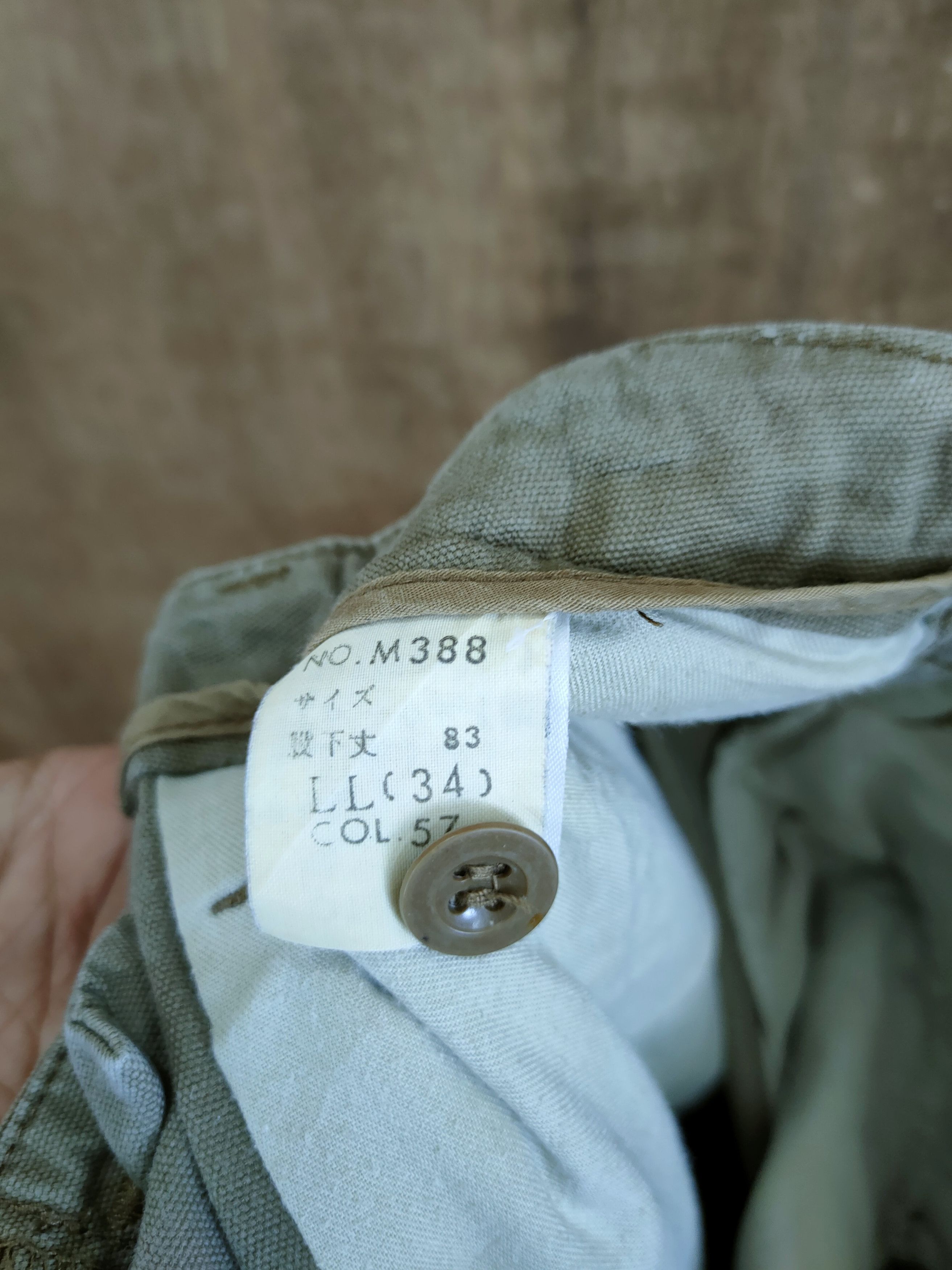 Japanese Brand DLL Blue Way multipocket tactical army cargo pants #1334 Size US 33 - 9 Thumbnail