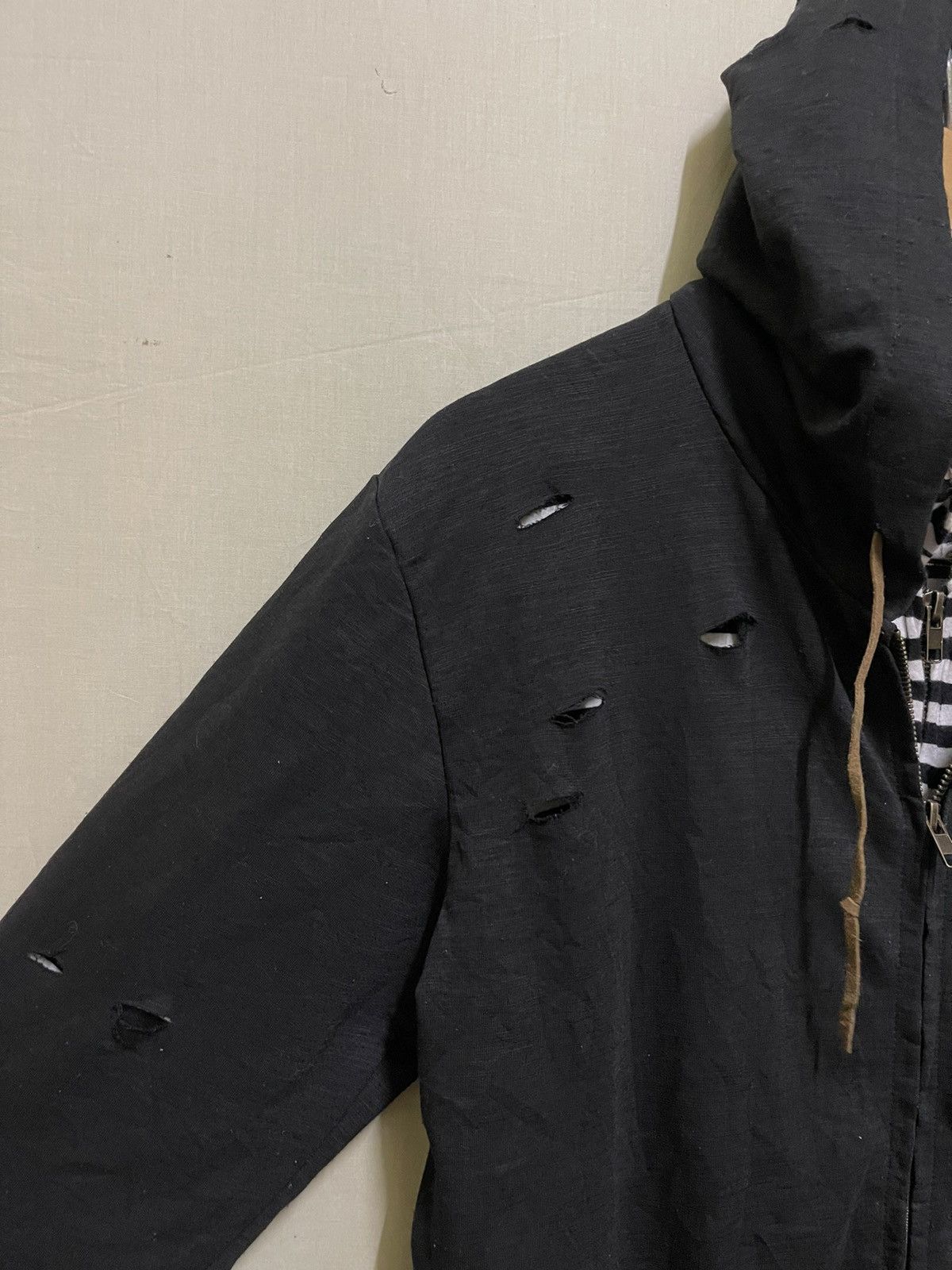 Japanese Brand Breathmint Distressed Design Zipper Hoodie Size US L / EU 52-54 / 3 - 2 Thumbnail