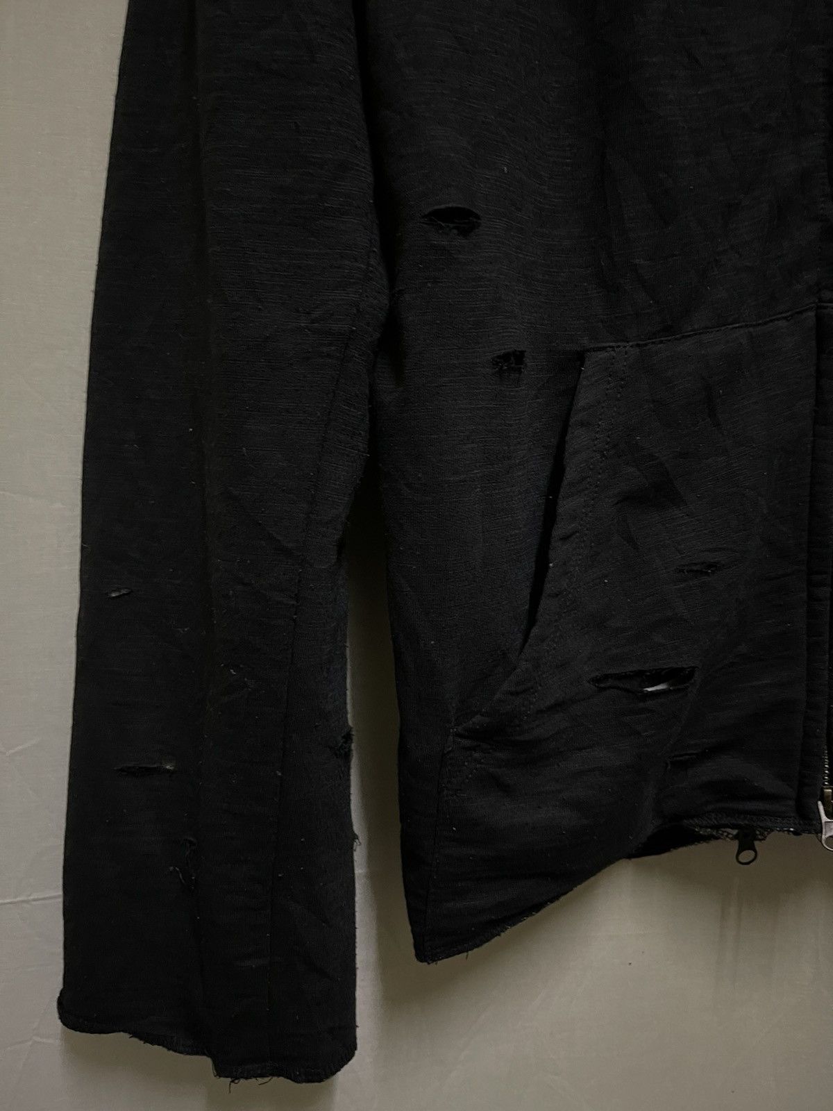 Japanese Brand Breathmint Distressed Design Zipper Hoodie Size US L / EU 52-54 / 3 - 3 Thumbnail