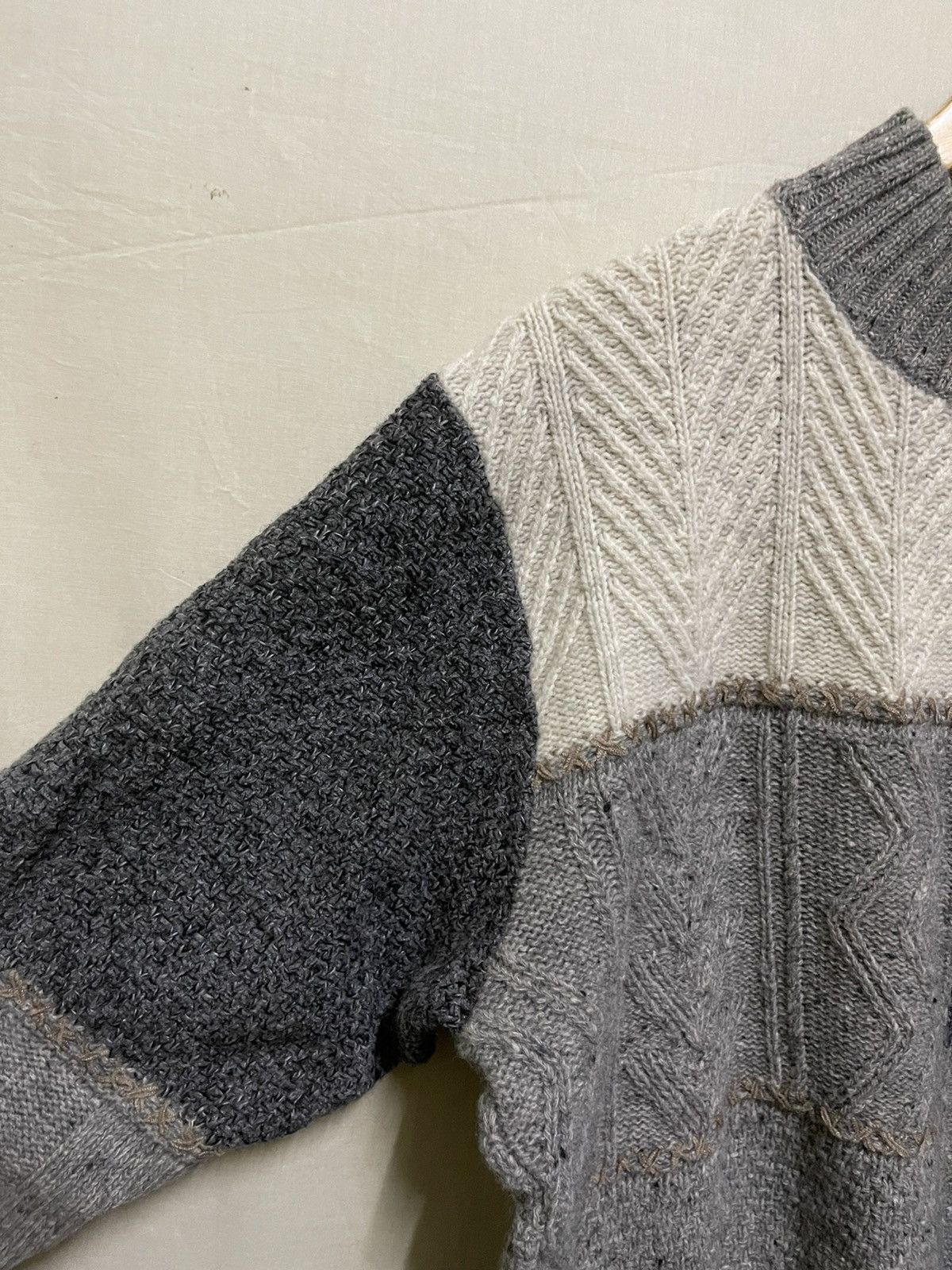 Japanese Brand Elle Homme Paris Knitwear Size US L / EU 52-54 / 3 - 2 Thumbnail