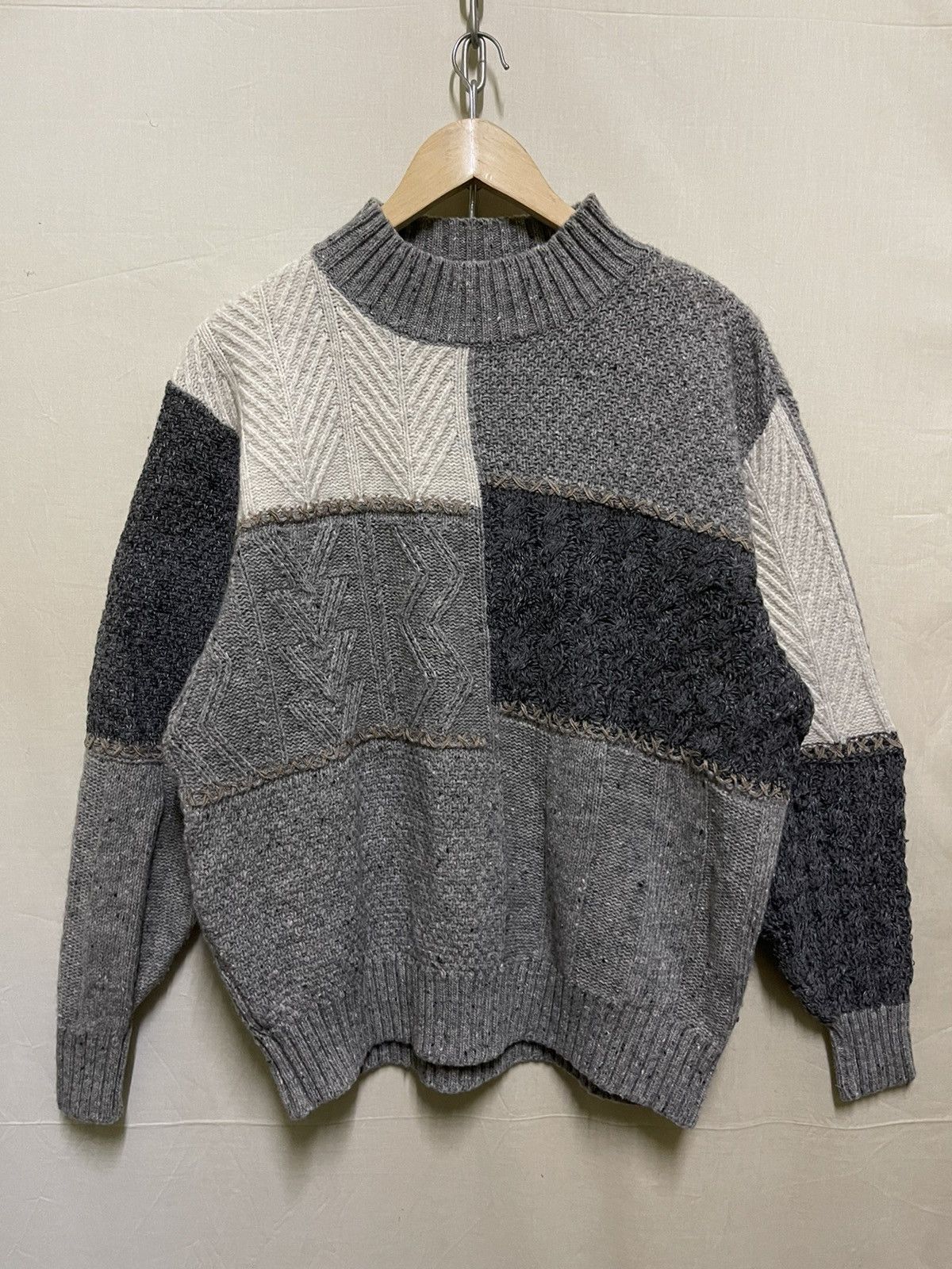 Japanese Brand Elle Homme Paris Knitwear Size US L / EU 52-54 / 3 - 1 Thumbnail