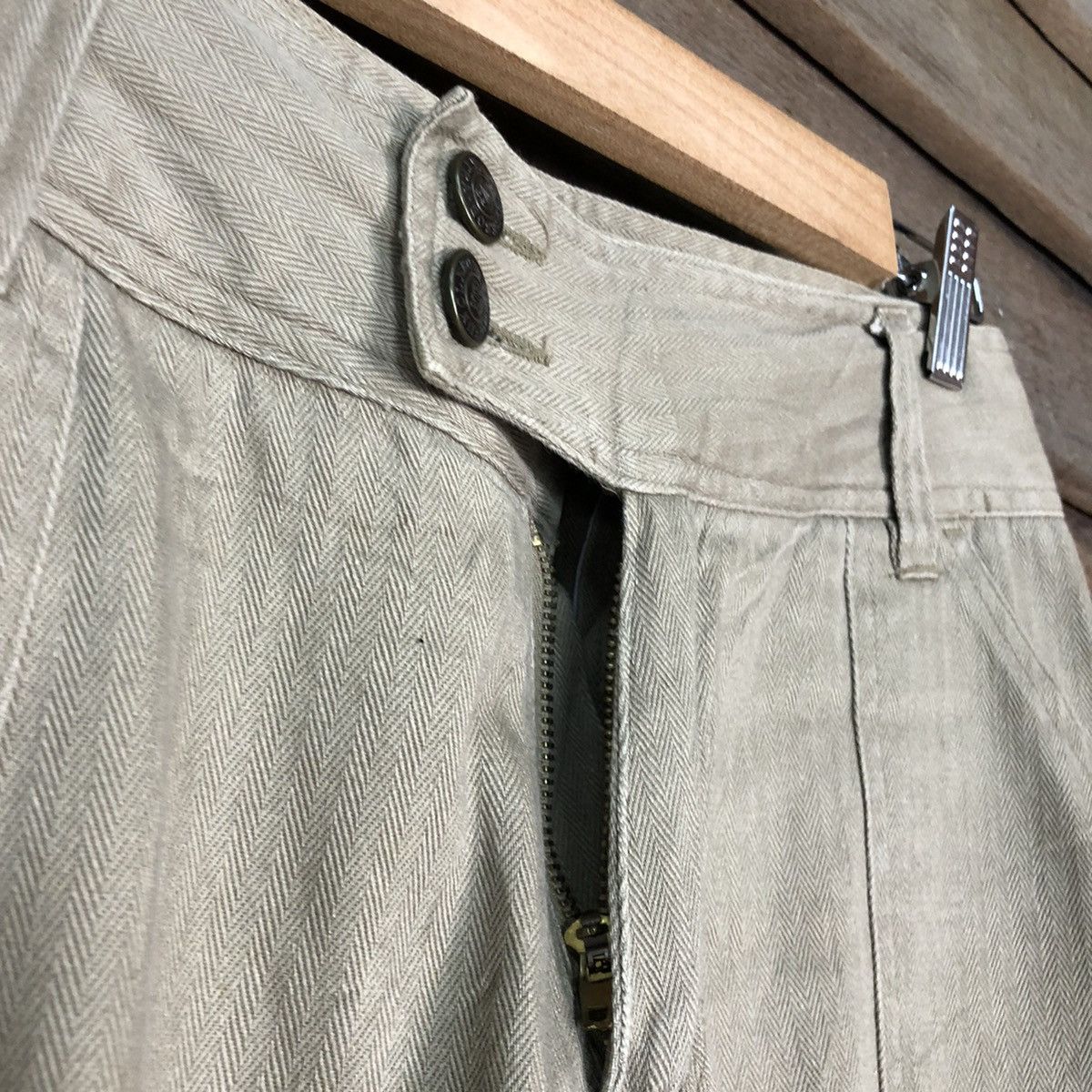 Japanese Brand DLL UncleBob Brown Multipocket Cargo Pants #c704 Size 26" / US 2 / IT 38 - 6 Thumbnail