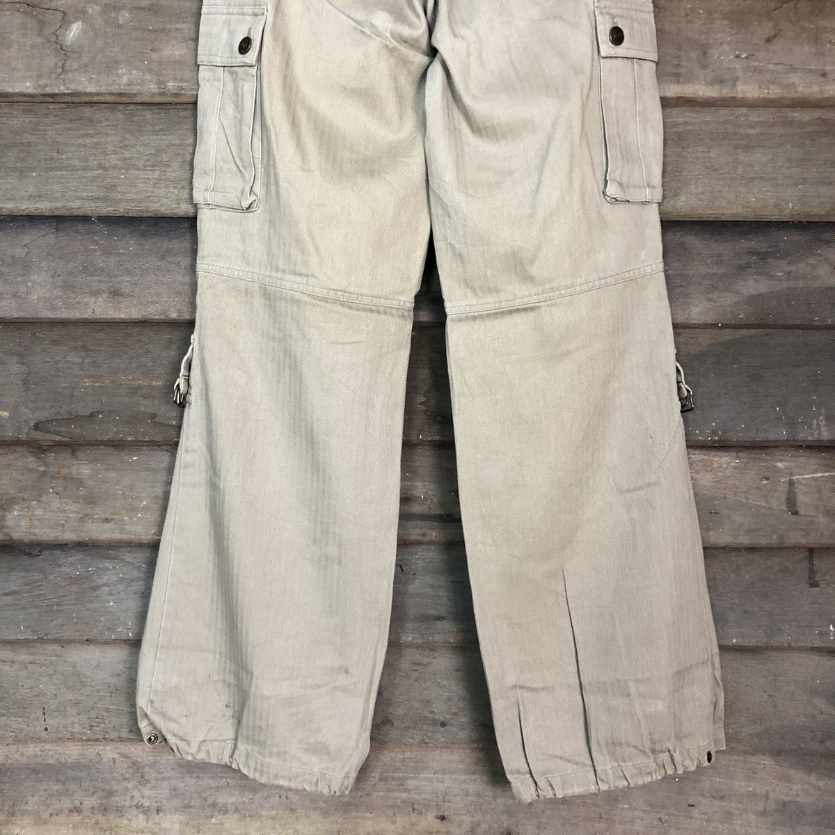 Japanese Brand DLL UncleBob Brown Multipocket Cargo Pants #c704 Size 26" / US 2 / IT 38 - 9 Thumbnail