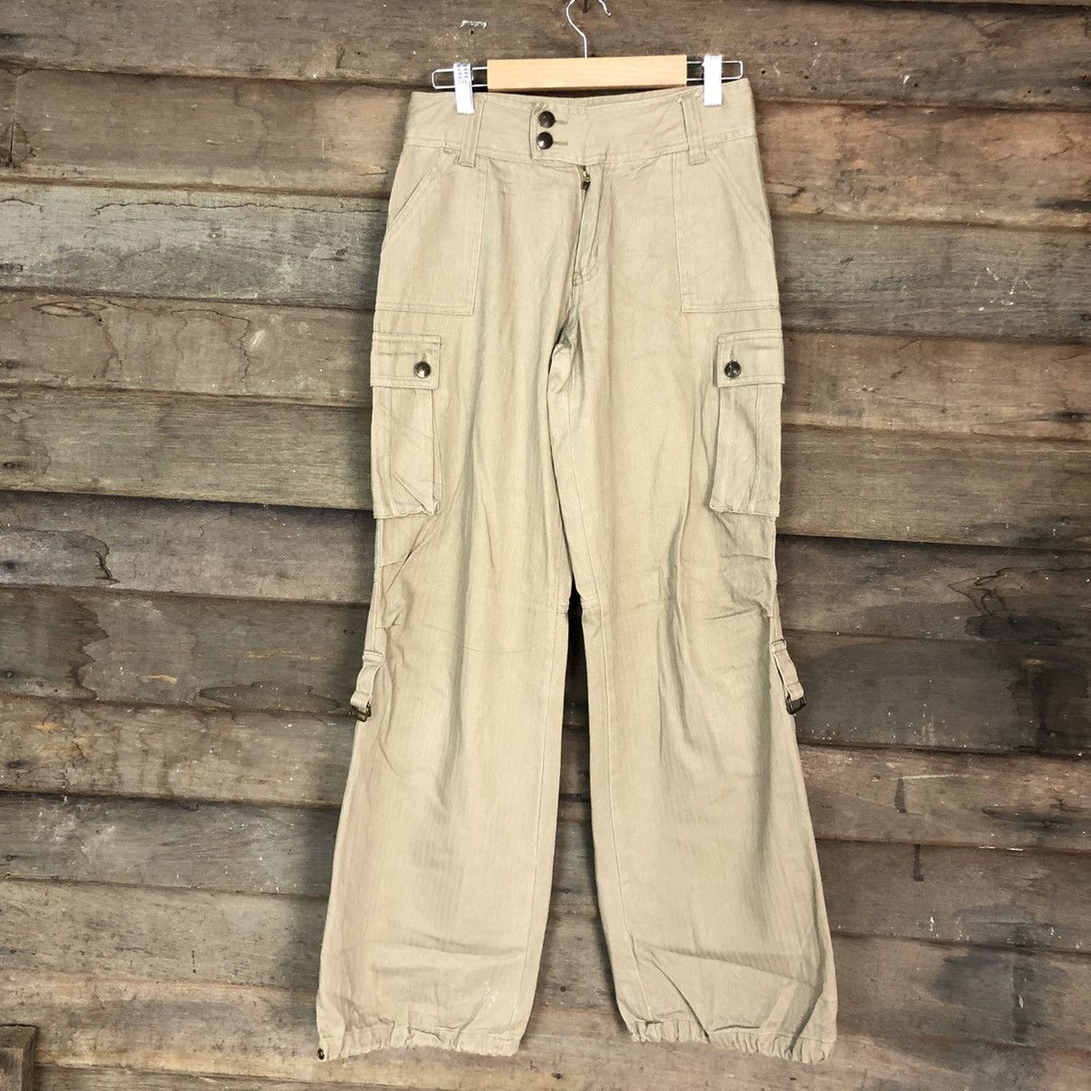 Japanese Brand DLL UncleBob Brown Multipocket Cargo Pants #c704 Size 26" / US 2 / IT 38 - 1 Thumbnail