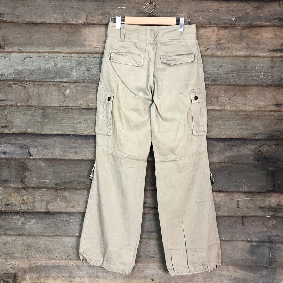 Japanese Brand DLL UncleBob Brown Multipocket Cargo Pants #c704 Size 26" / US 2 / IT 38 - 7 Thumbnail