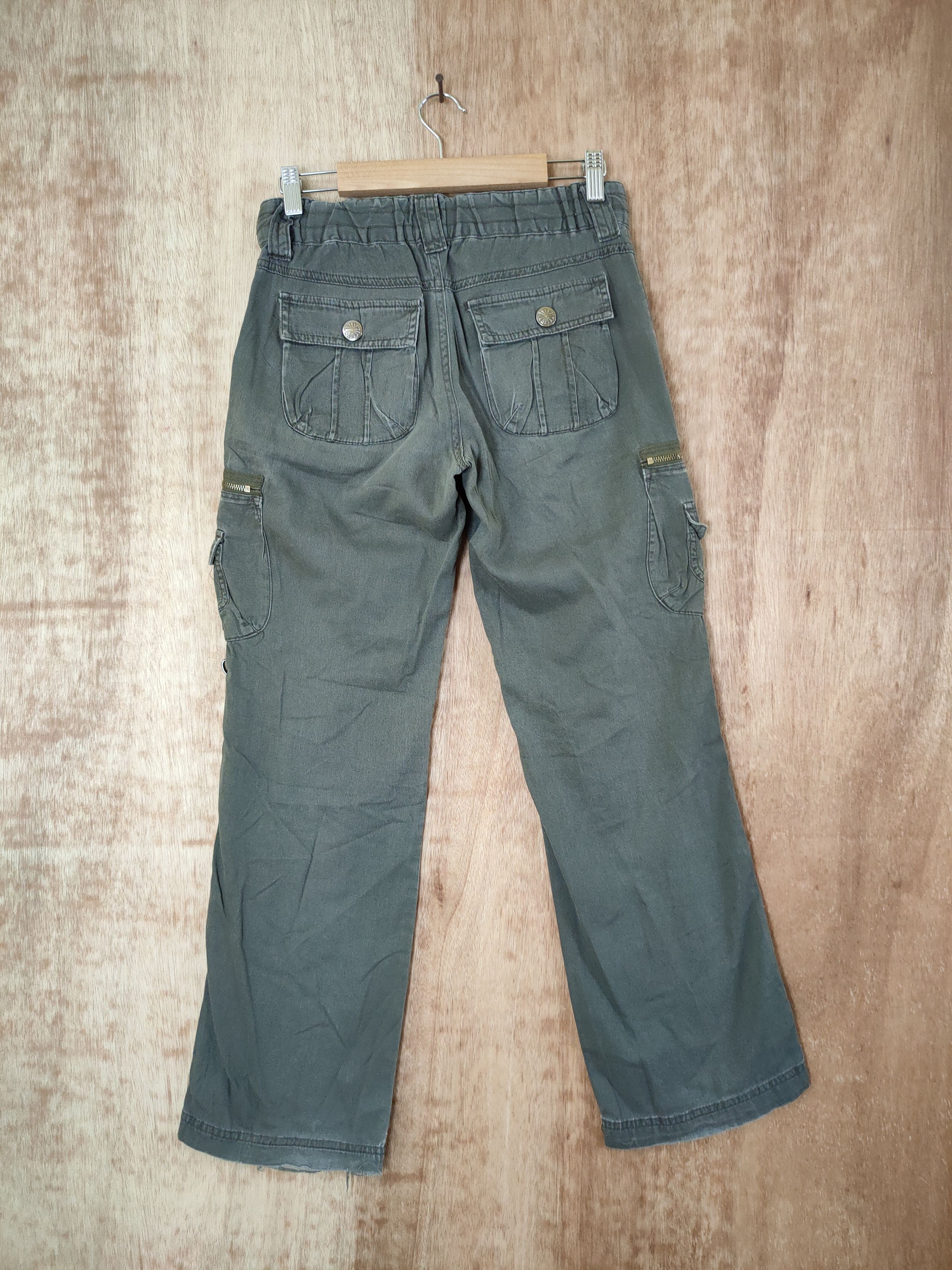 Japanese Brand D Japan thin multi pocket utility cargo pants #SP46-292 Size US 28 / EU 44 - 5 Thumbnail