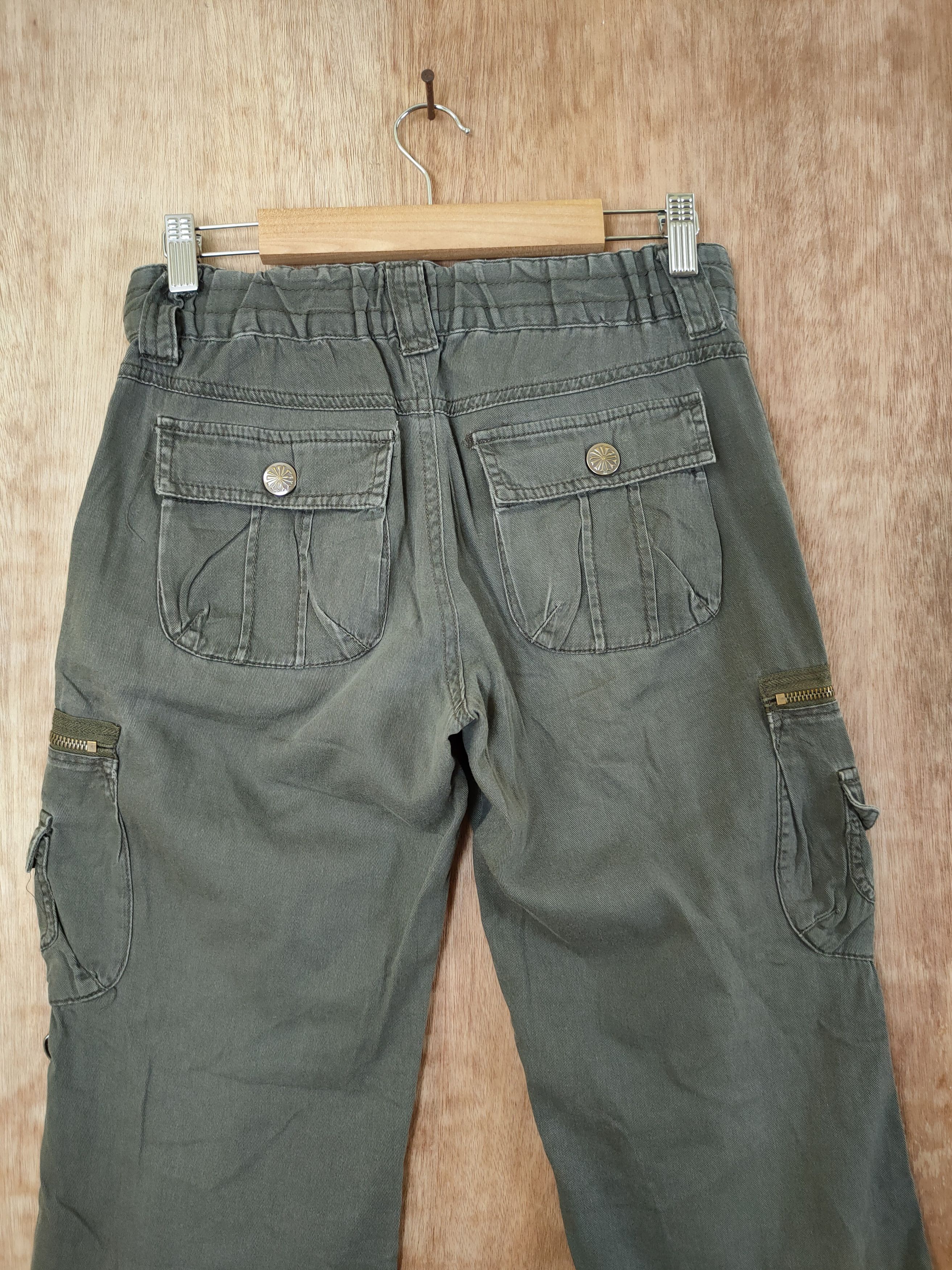 Japanese Brand D Japan thin multi pocket utility cargo pants #SP46-292 Size US 28 / EU 44 - 7 Thumbnail