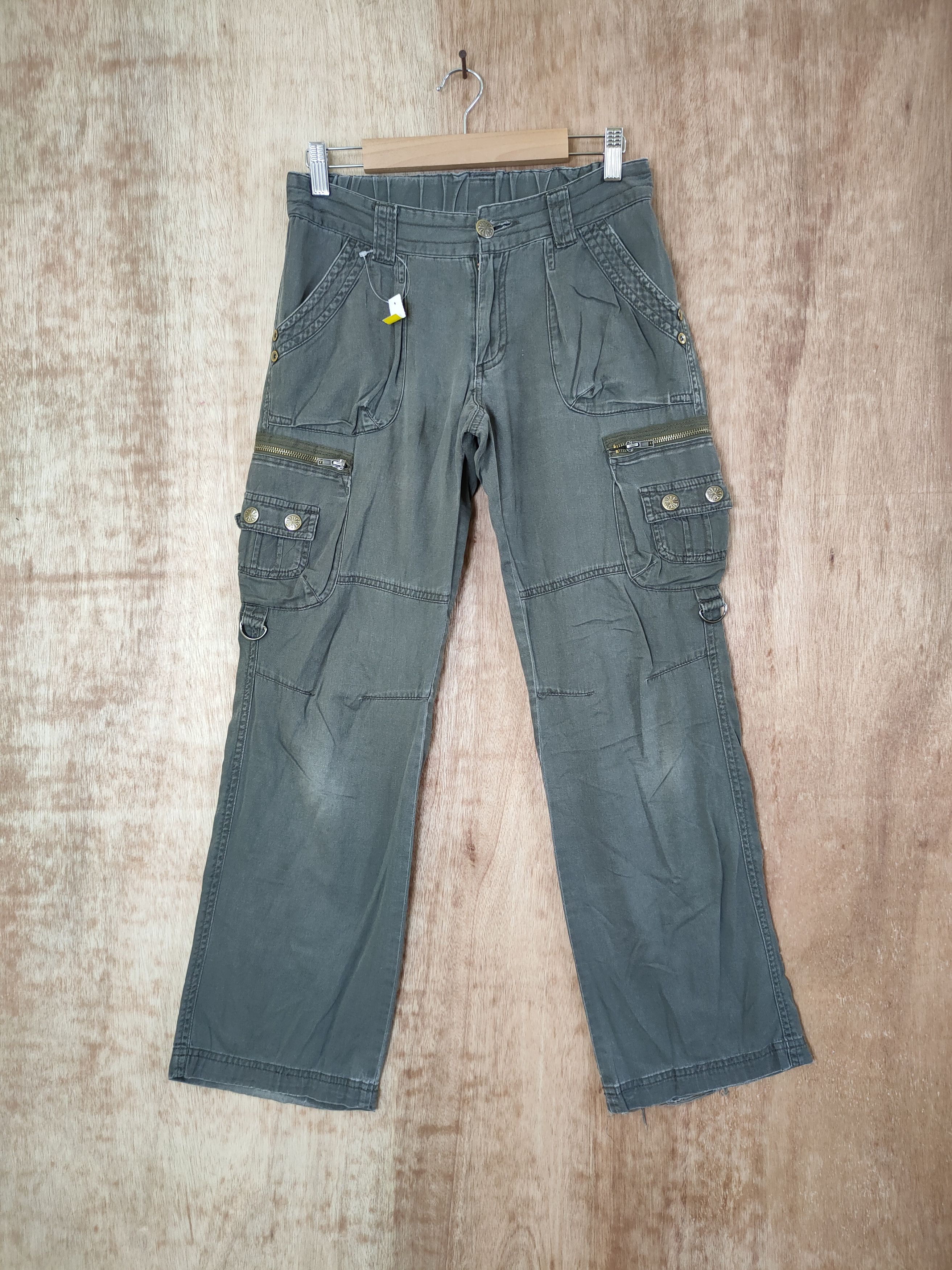 D Japan thin multi pocket utility cargo pants #SP46-292
