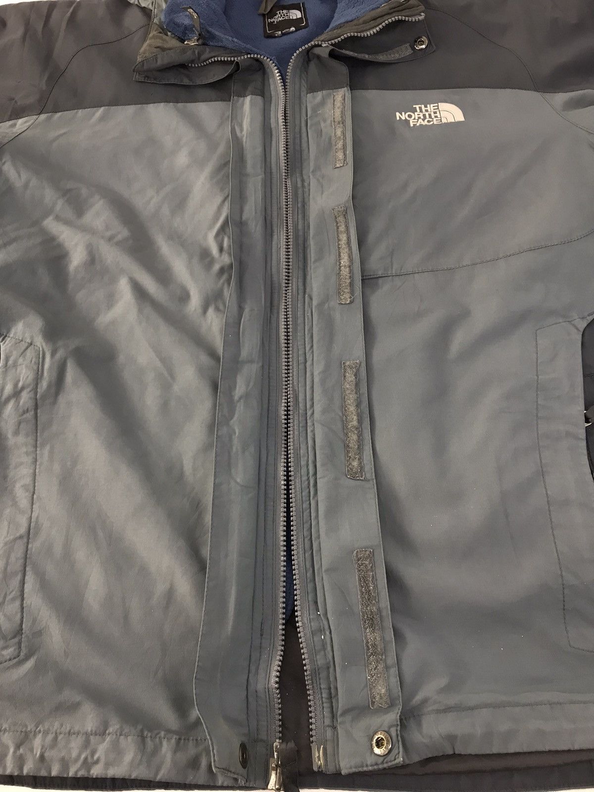 The North Face × Vintage The North Face Polartec Quilted Hooded Jacket Zipper Size US XL / EU 56 / 4 - 6 Thumbnail