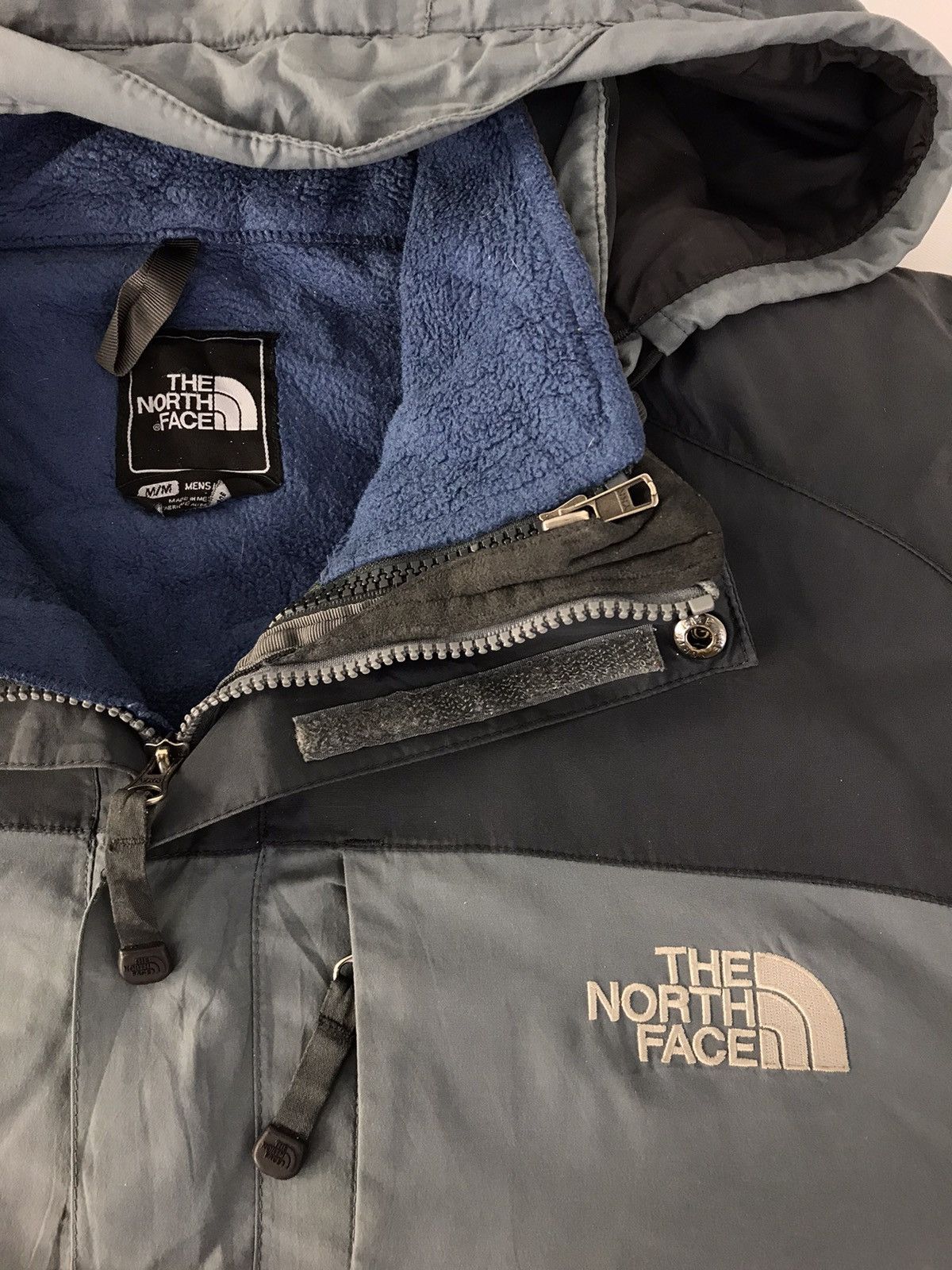 The North Face × Vintage The North Face Polartec Quilted Hooded Jacket Zipper Size US XL / EU 56 / 4 - 4 Thumbnail