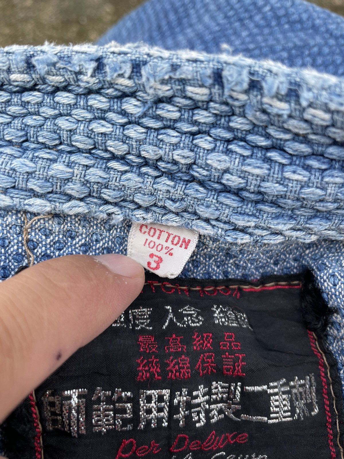 Indigo × Japanese Brand vintage Kimono Indigo Sashiko Faded Boro Stitching Cardigan Size US M / EU 48-50 / 2 - 13 Thumbnail