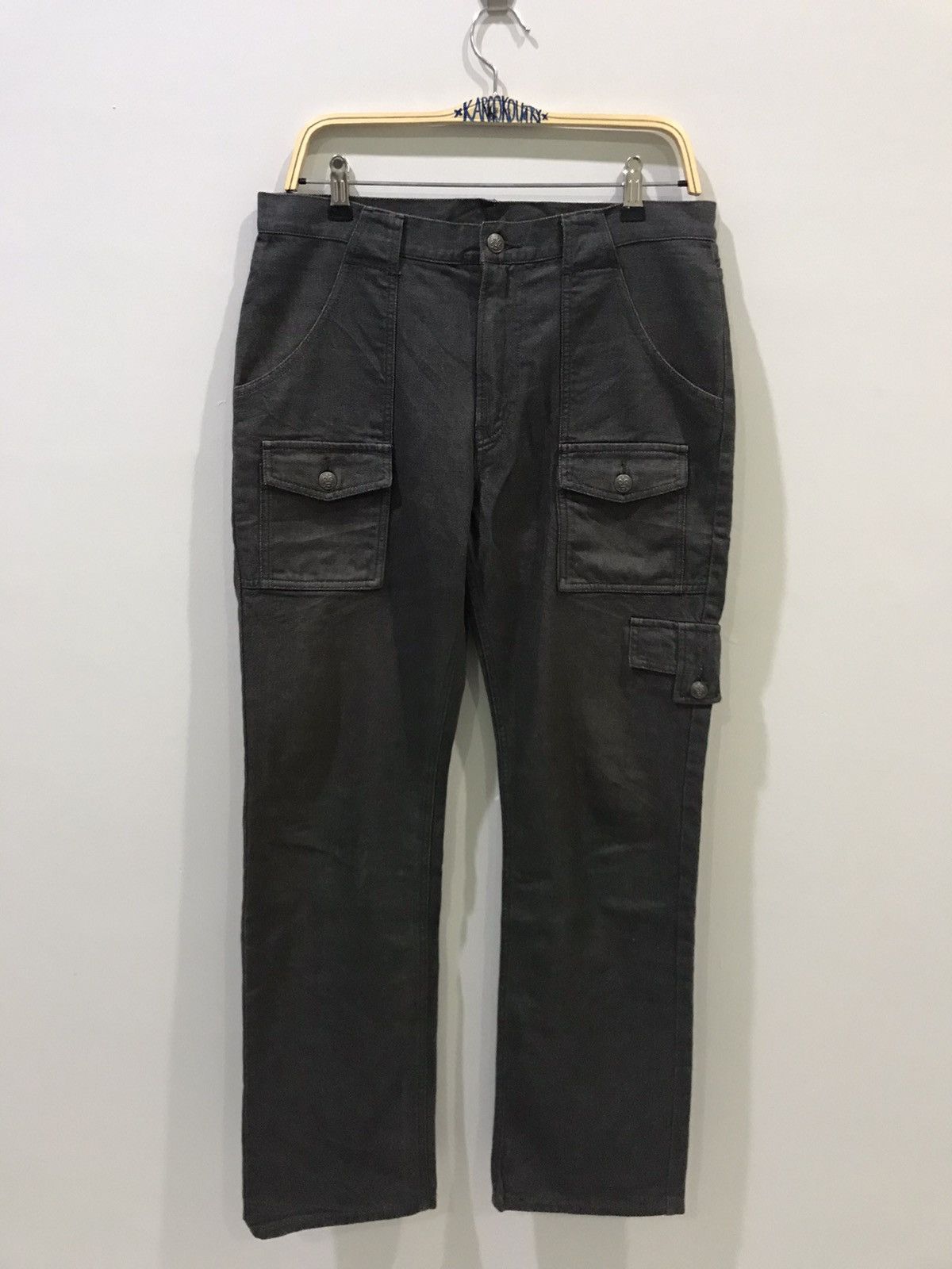 Japanese Brand 💥ARCHIVAL💥Very Rare PPFM Japan Multipockets Bush Pant F99 Size US 33 - 1 Thumbnail