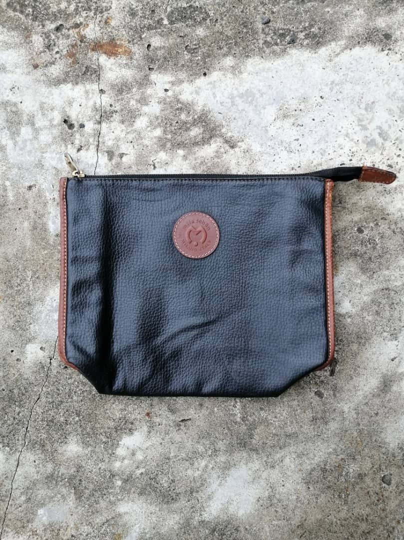 Mila Schon Mila Schon Leather Clutch Bag Size ONE SIZE - 1 Thumbnail