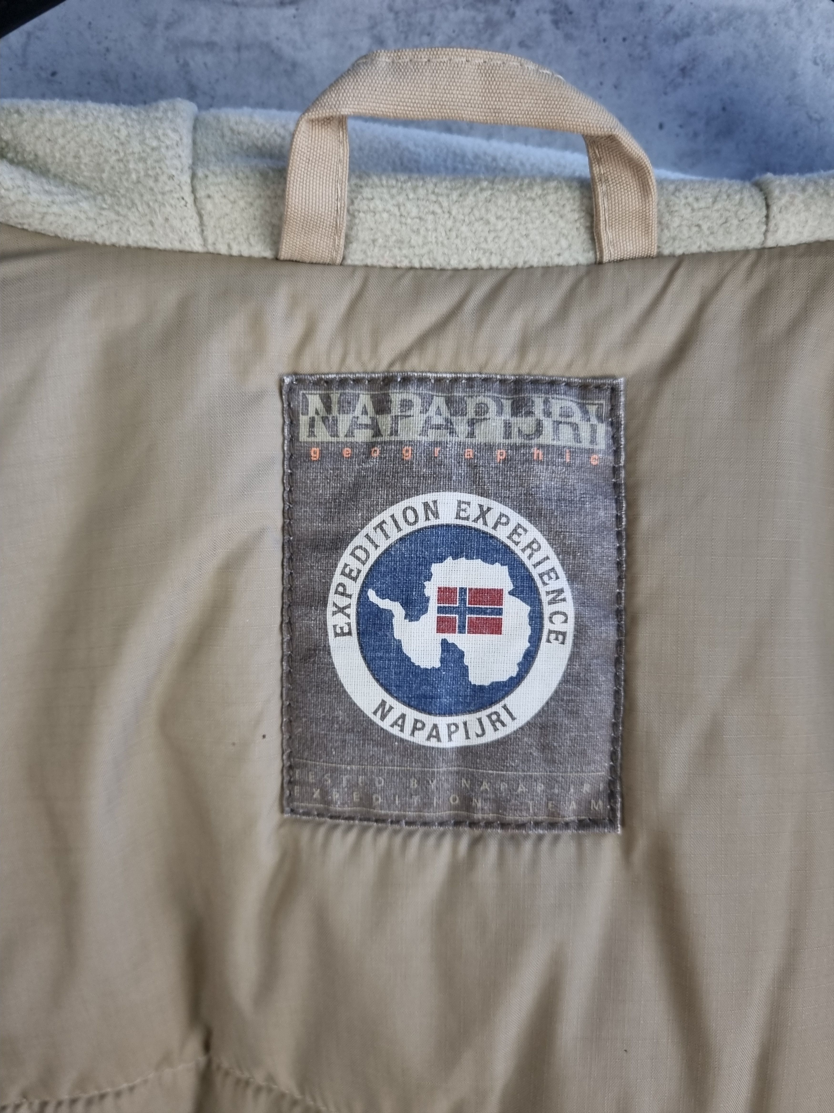 Napapijri × Vintage Rare NAPAPIJRI Winter Nylon Expedition Jacket Size US L / EU 52-54 / 3 - 13 Thumbnail