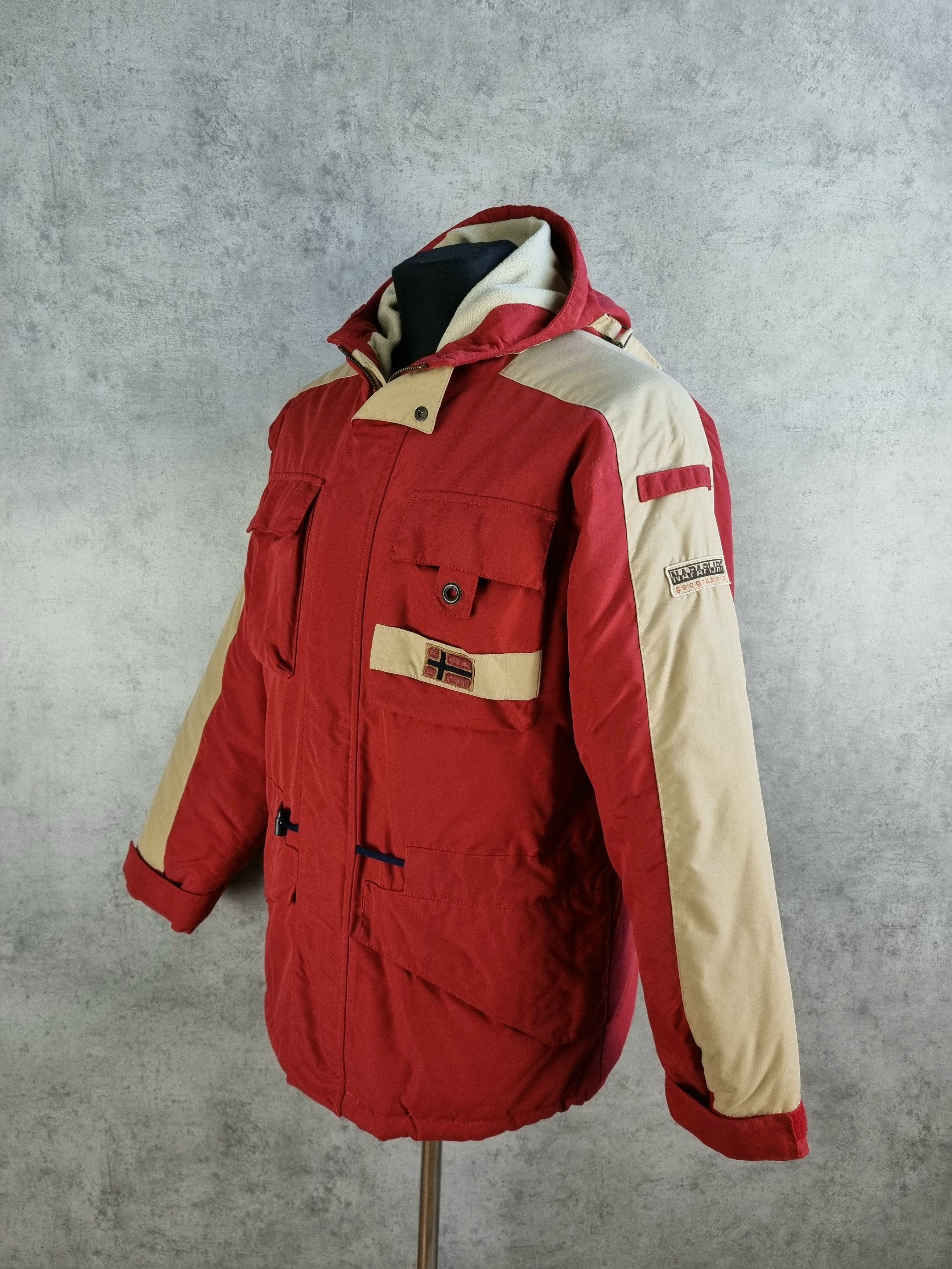 Napapijri × Vintage Rare NAPAPIJRI Winter Nylon Expedition Jacket Size US L / EU 52-54 / 3 - 24 Thumbnail
