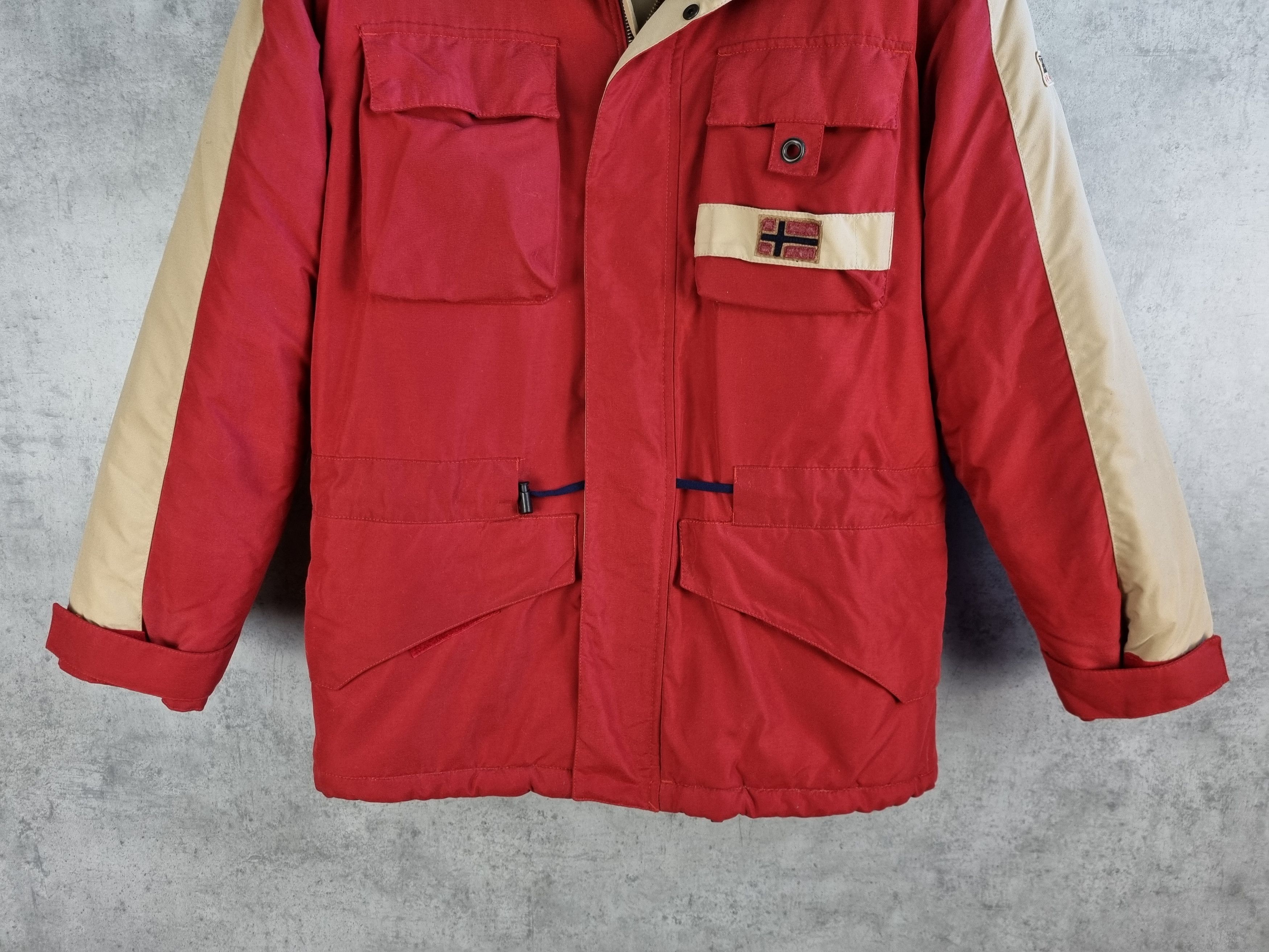 Napapijri × Vintage Rare NAPAPIJRI Winter Nylon Expedition Jacket Size US L / EU 52-54 / 3 - 11 Thumbnail
