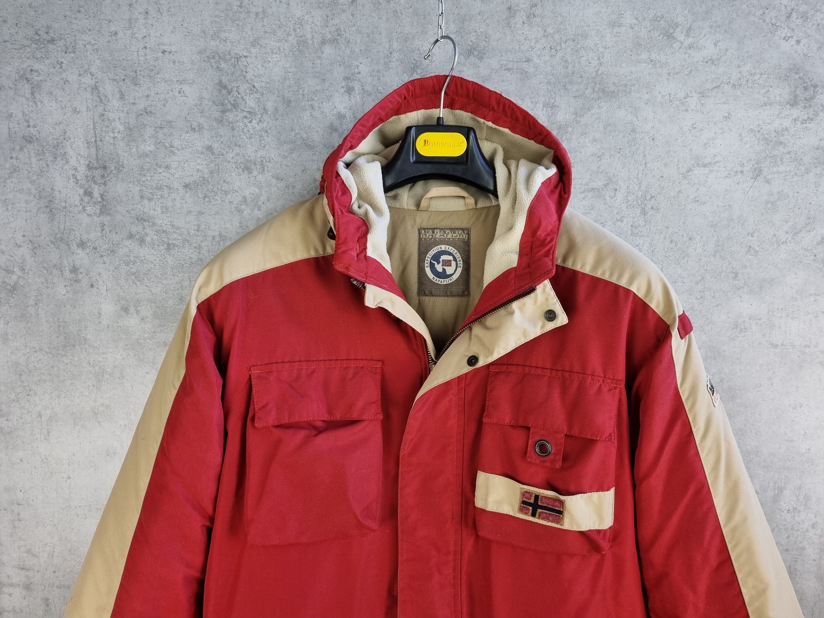 Napapijri × Vintage Rare NAPAPIJRI Winter Nylon Expedition Jacket Size US L / EU 52-54 / 3 - 5 Thumbnail