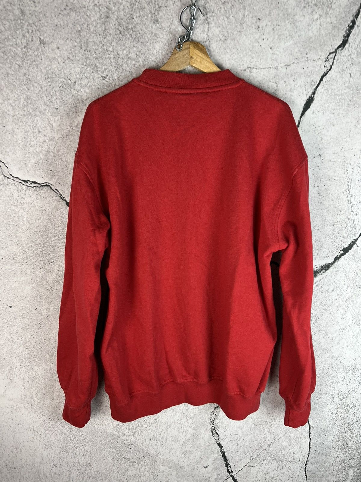 Kappa Vintage Kappa red sweatshirt Size US XL / EU 56 / 4 - 2 Thumbnail