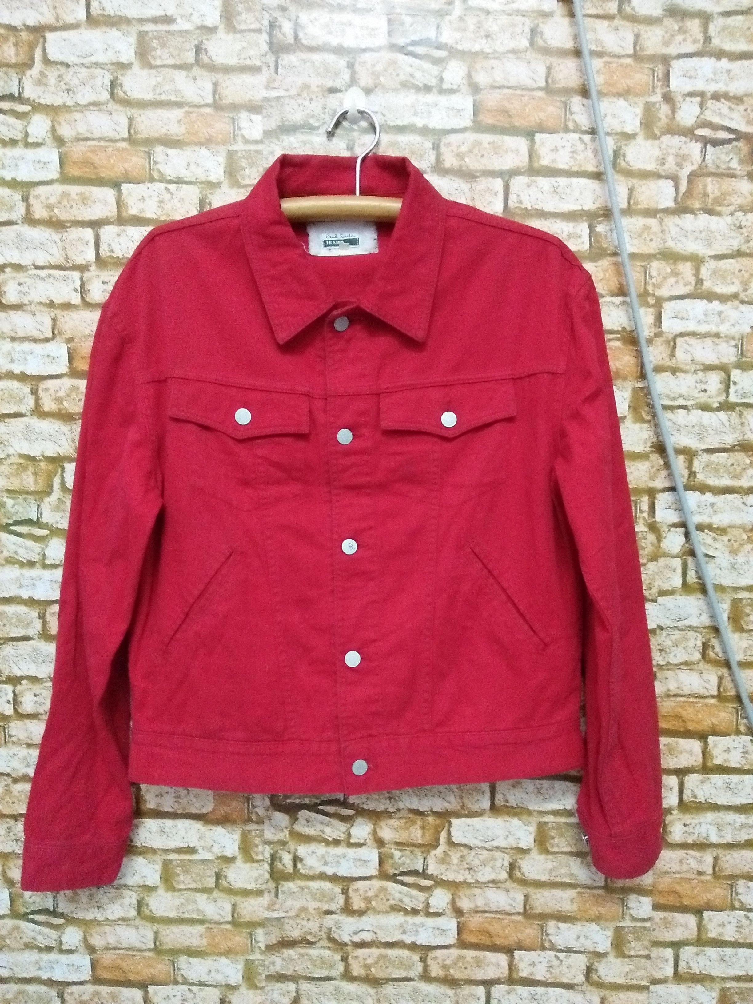 Paul Smith PAUL SMITH JEANS JACKET RED (A897) Size L / US 10 / IT 46 - 1 Thumbnail