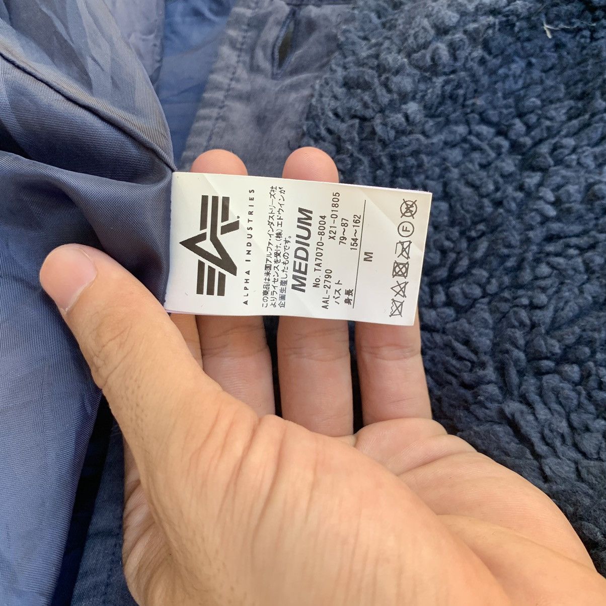 Alpha Industries × Japanese Brand × Vintage Alpha industries fluffy Inner fleece jacket military Size US M / EU 48-50 / 2 - 8 Thumbnail