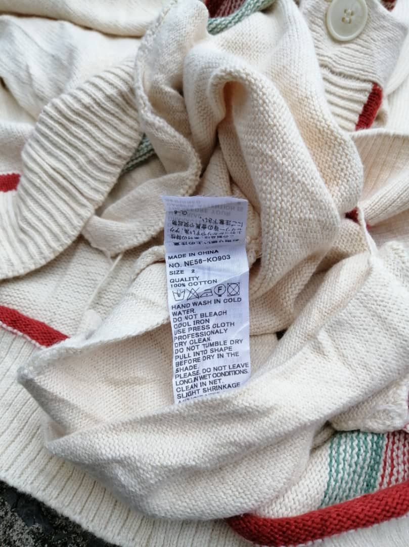 Issey Miyake Ne-Net Nice Design Button Knitwear Size US L / EU 52-54 / 3 - 9 Thumbnail