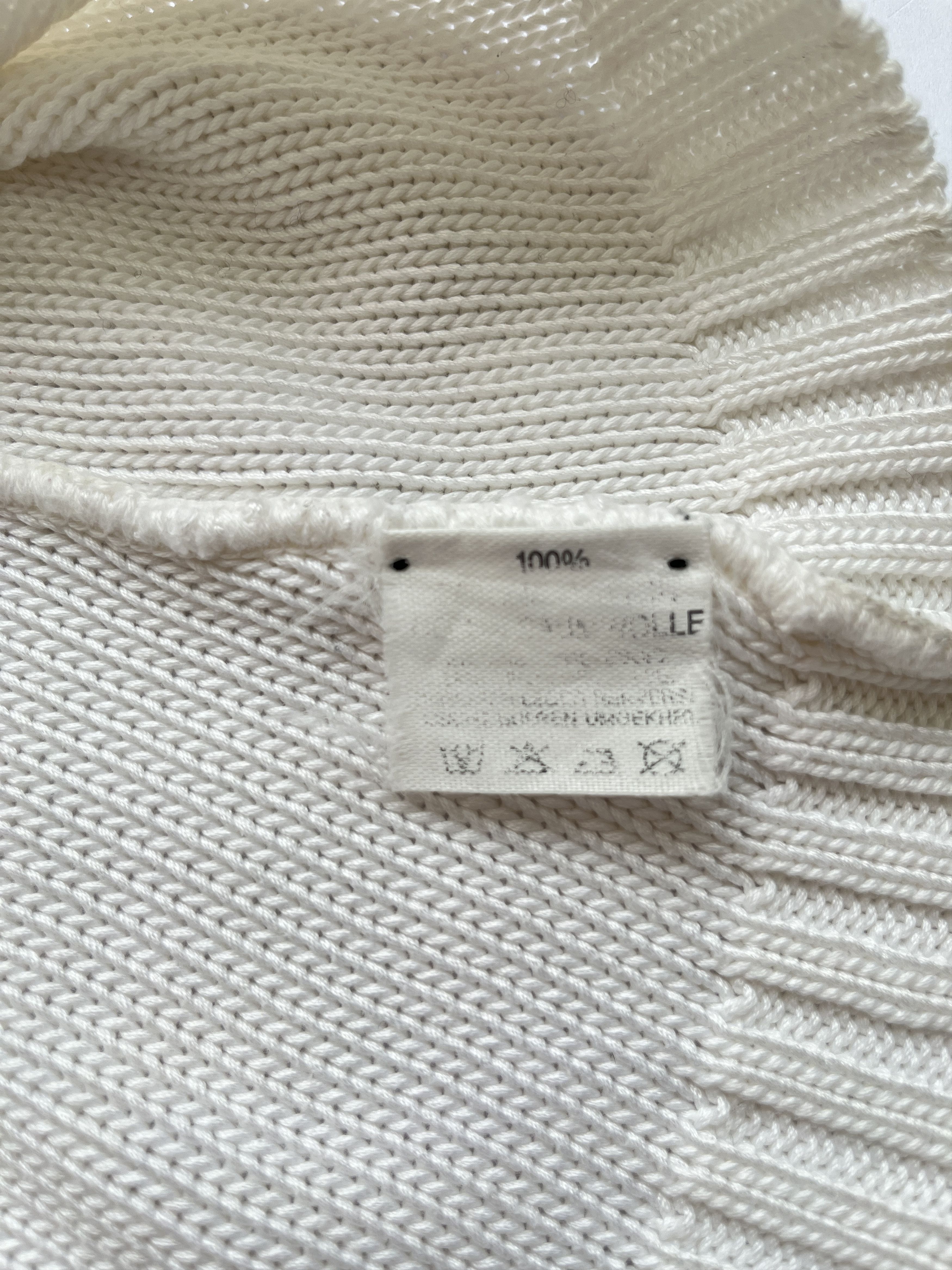 Maison Margiela ⚡️QUICK SALE⚡️1990's Margiela Miss Deanna Cotton Knit Polo Size M / US 6-8 / IT 42-44 - 3 Thumbnail
