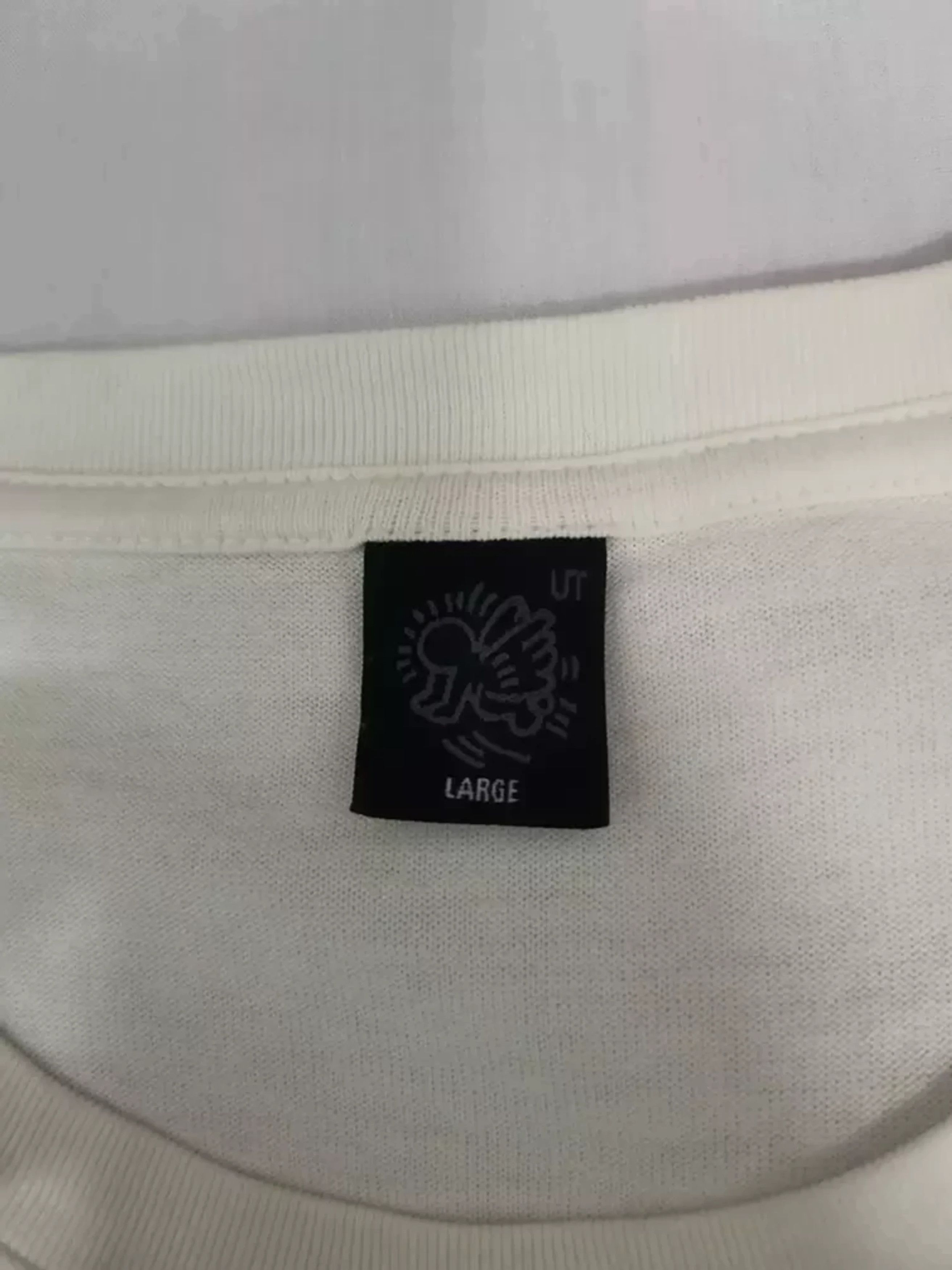 Japanese Brand Vintage Keith Haring Happy Birthday Designer Graffiti Art Size US L / EU 52-54 / 3 - 4 Thumbnail