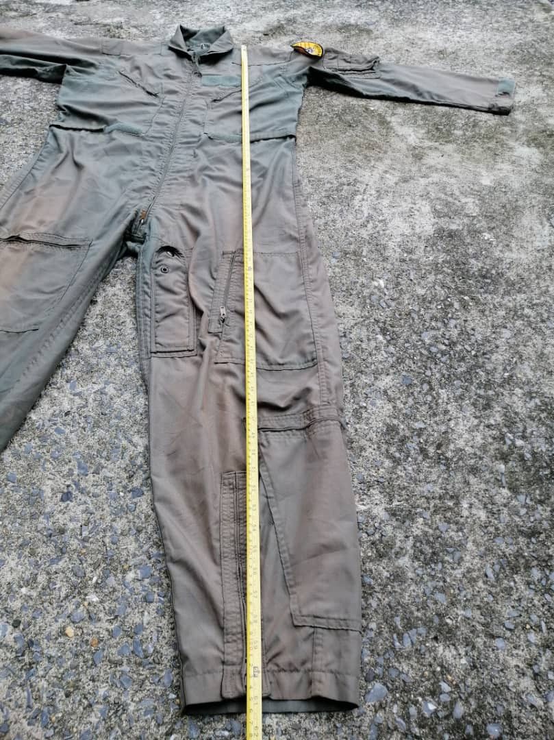 Vintage Rare Vintage 70s💥 100 Combat Missions Serval Zip Jumpsuit Size US 41 - 12 Thumbnail