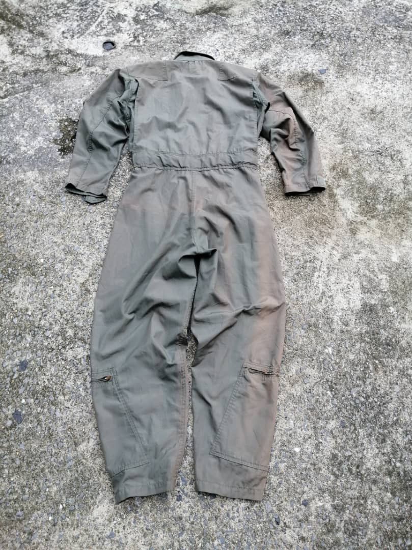 Vintage Rare Vintage 70s💥 100 Combat Missions Serval Zip Jumpsuit Size US 41 - 3 Thumbnail