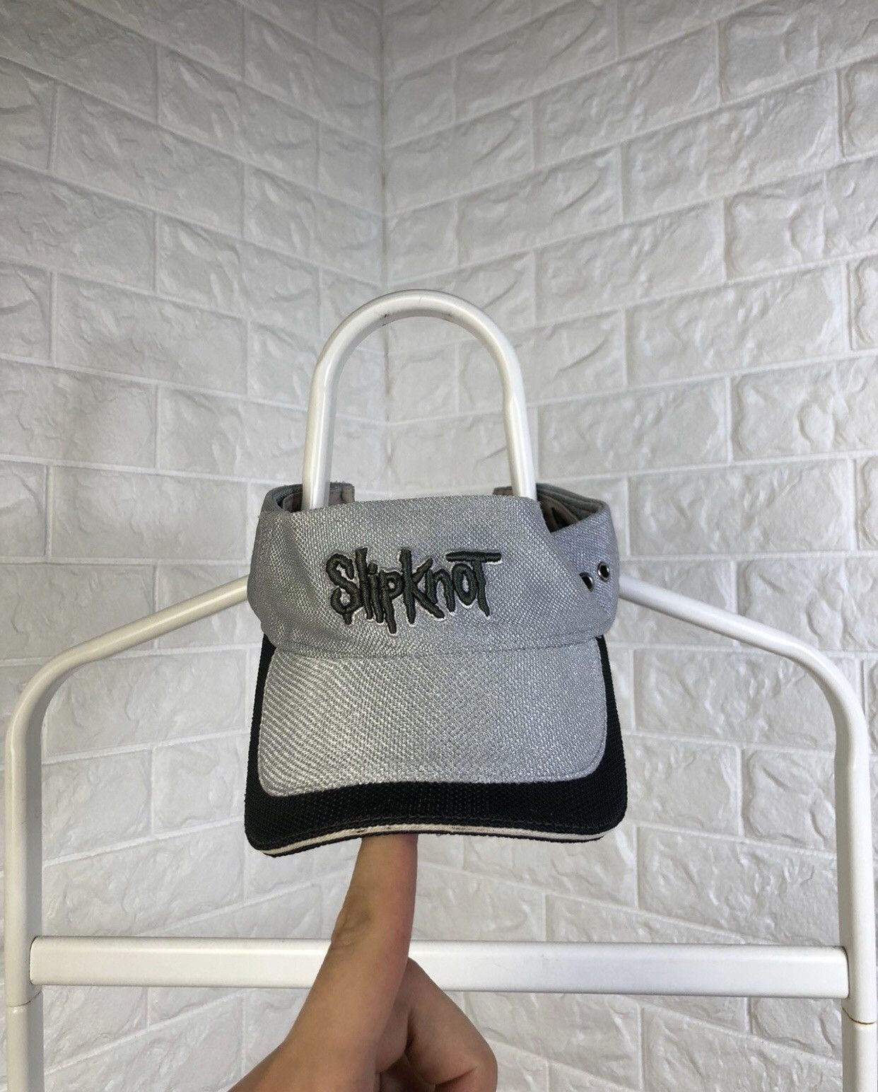 Band Tees × Slipknot × Vintage Slipknot Embroidered Logo Sun Visor Cap Hat Size ONE SIZE - 1 Thumbnail
