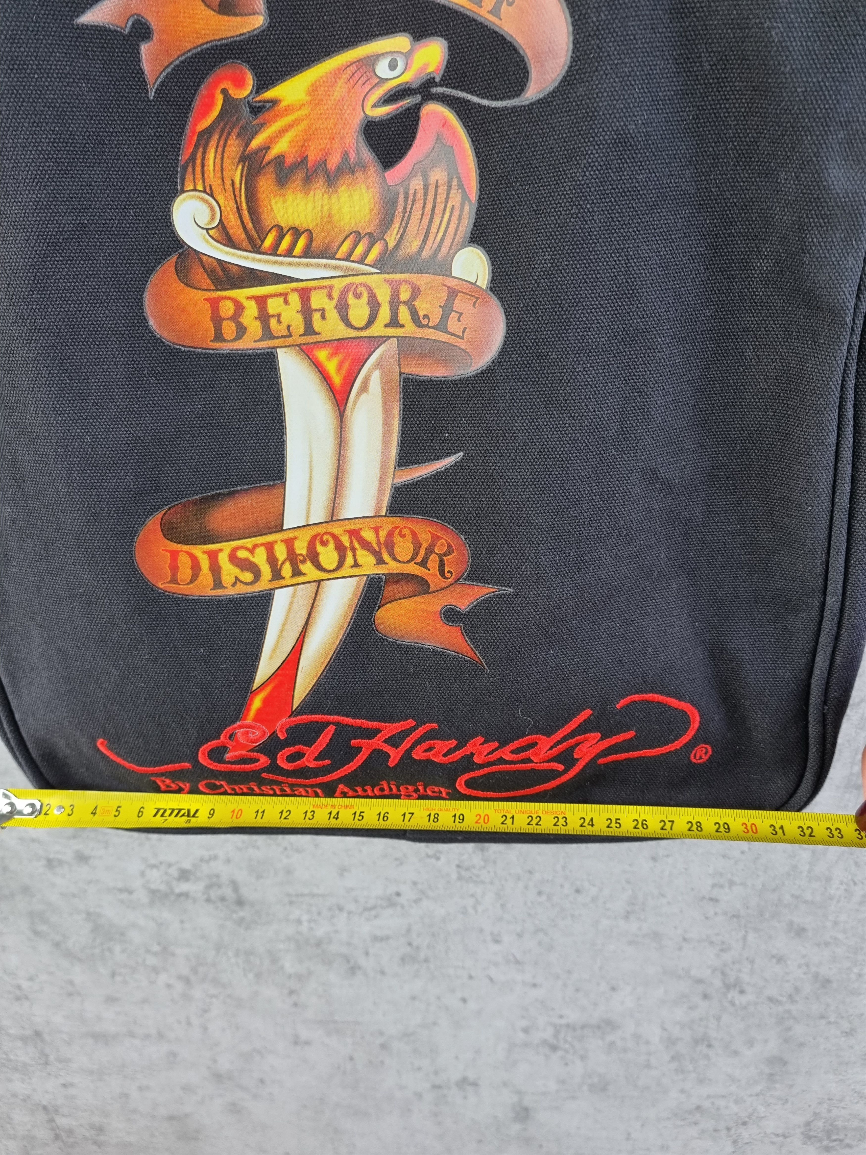 Christian Audigier × Ed Hardy Ed Hardy Embroidered logo Tattoo Art Crossbody Bag Size ONE SIZE - 8 Thumbnail