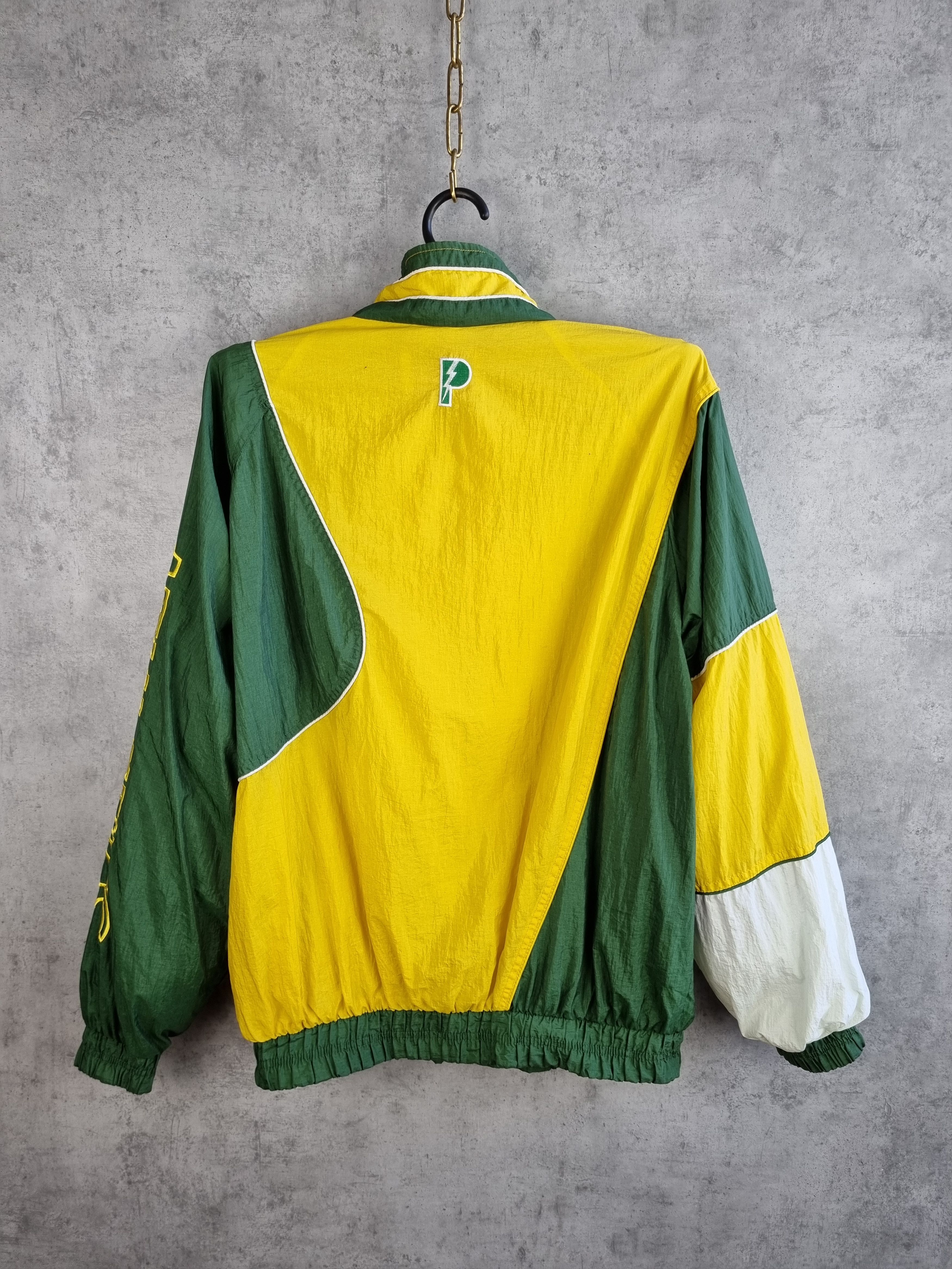 MLB × Pro Line × Vintage Vintage 90s Oakland Athletics Baseball Pro LINE Jacket Size US L / EU 52-54 / 3 - 5 Thumbnail