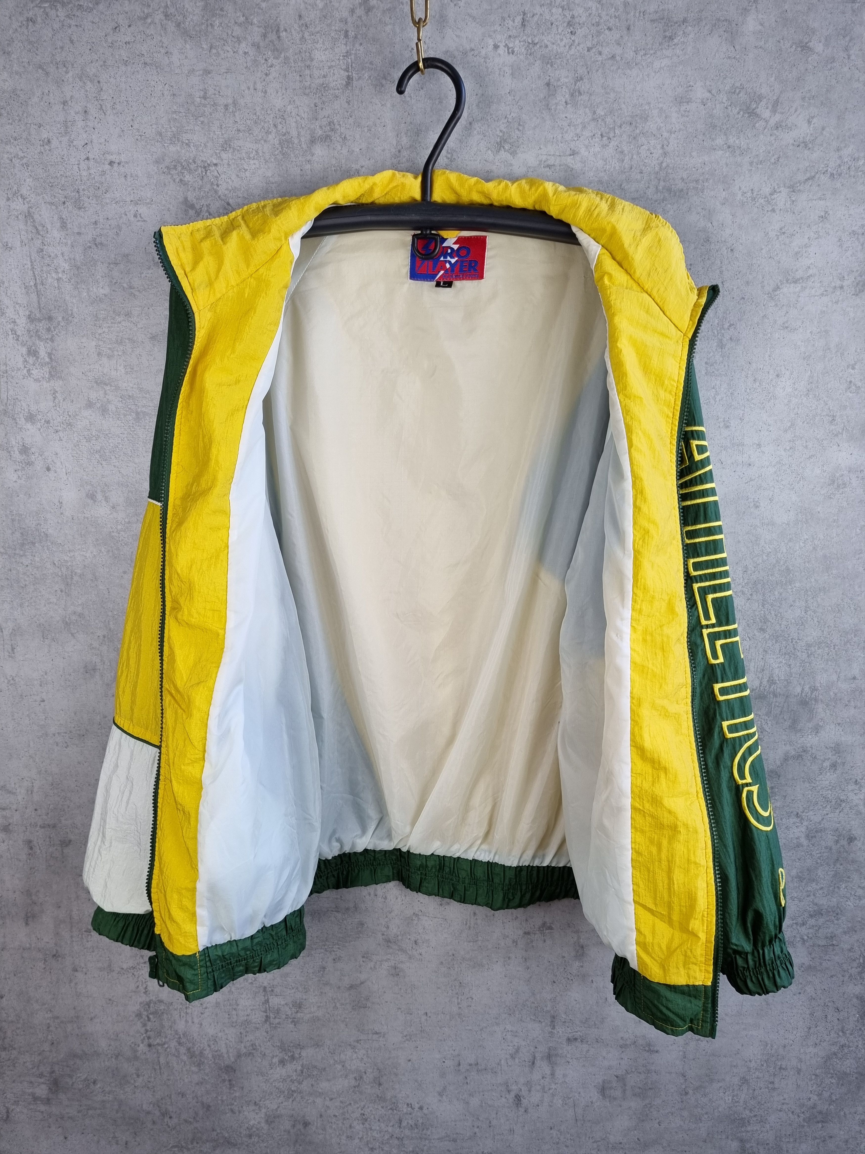 MLB × Pro Line × Vintage Vintage 90s Oakland Athletics Baseball Pro LINE Jacket Size US L / EU 52-54 / 3 - 3 Thumbnail