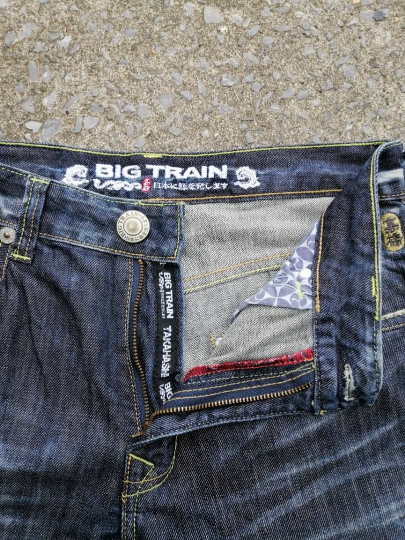 Japanese Brand Japan Big Train Embroidered Denim Jeans Size US 30 / EU 46 - 4 Thumbnail