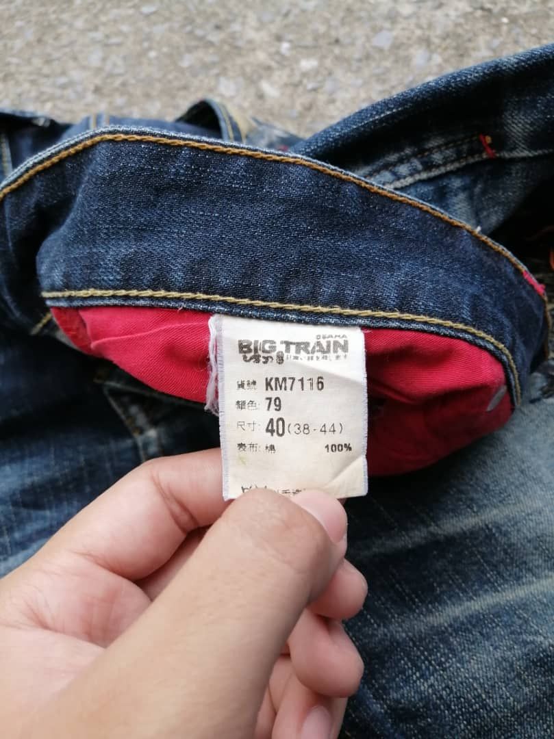 Japanese Brand Japan Big Train Embroidered Denim Jeans Size US 40 / EU 56 - 6 Thumbnail